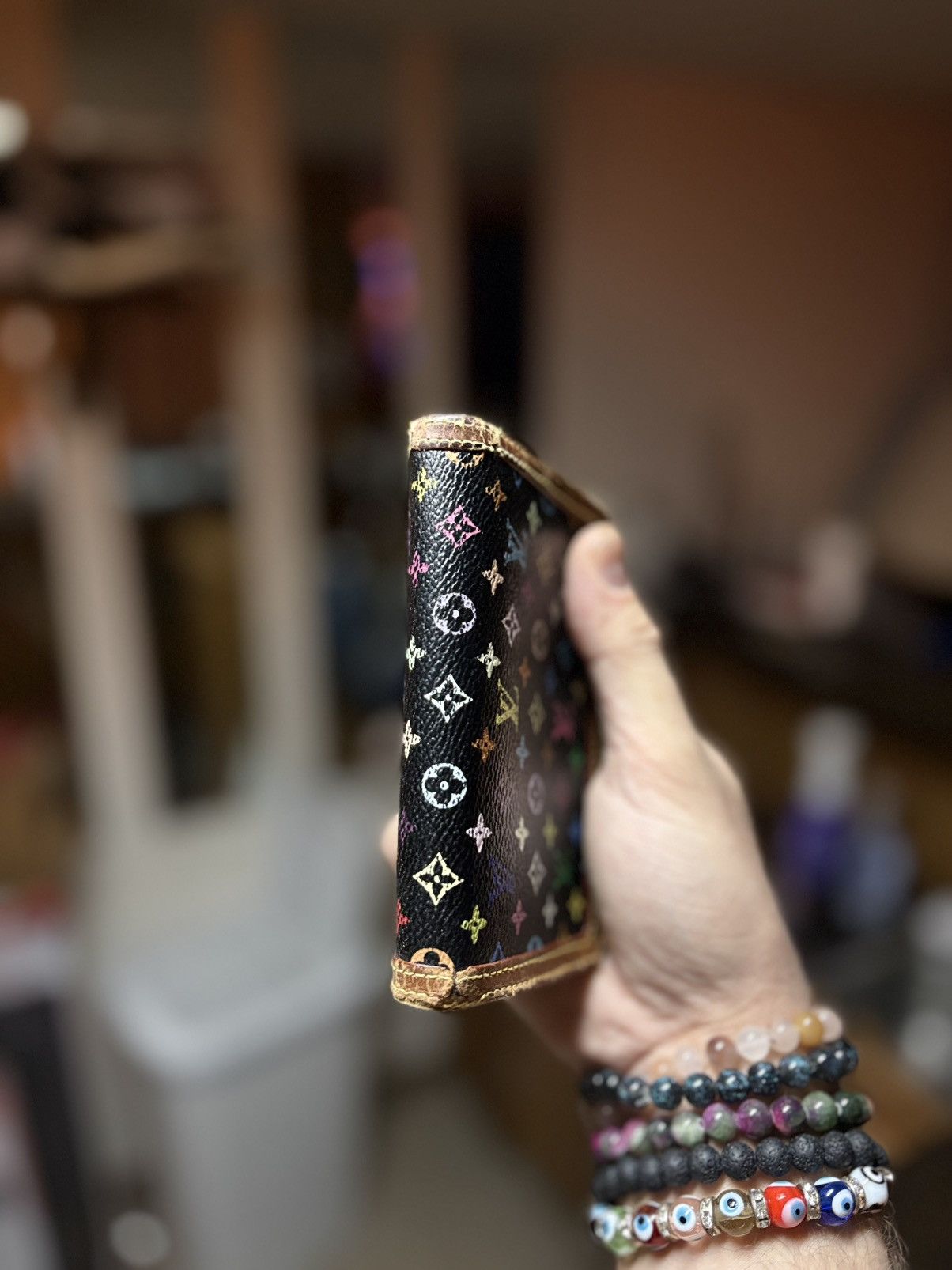 Louis Vuitton × Takashi Murakami Vintage Louis Vuitton Takashi Murakami Multicolr Portefeuile Size ONE SIZE - 3 Thumbnail