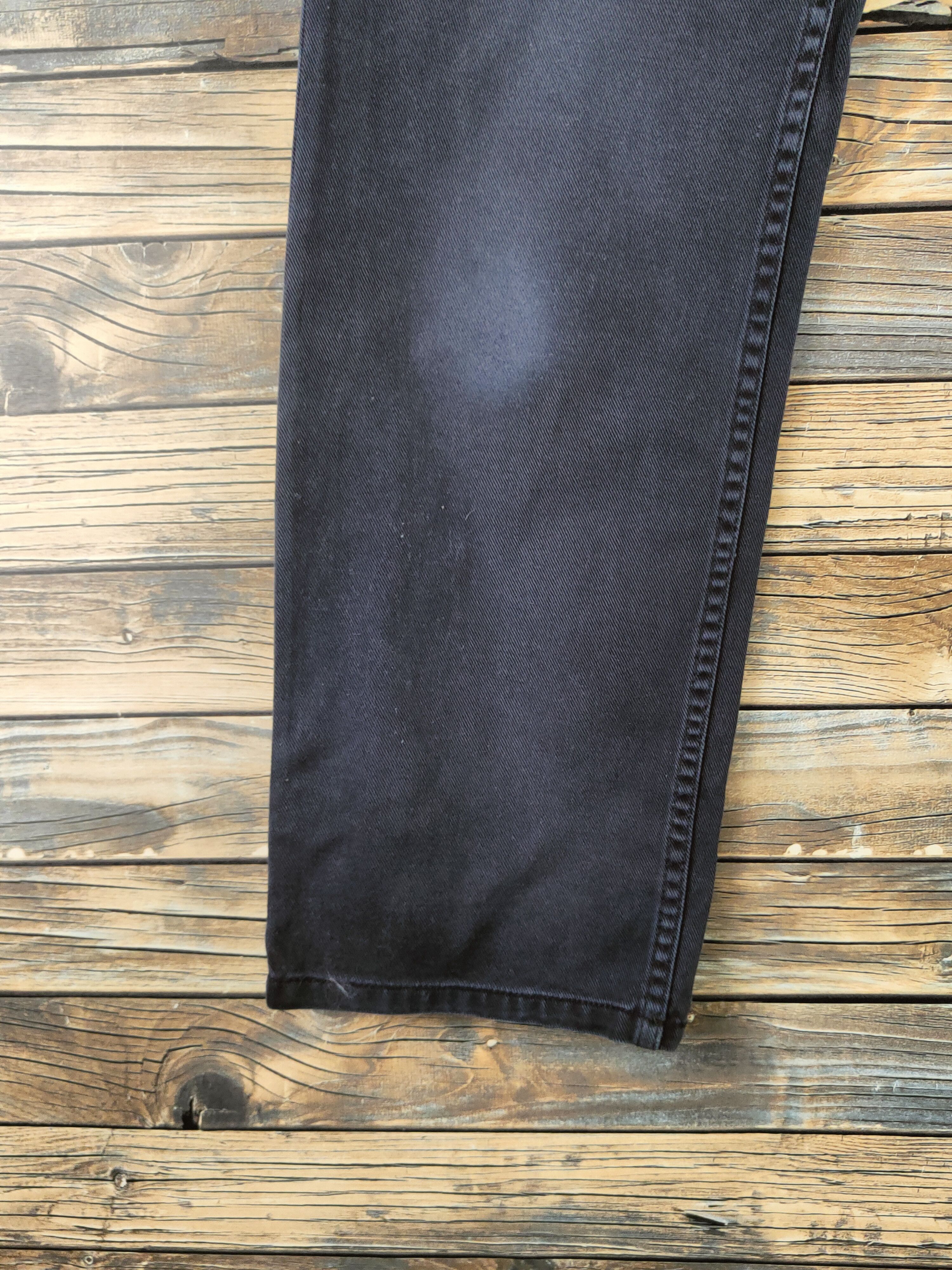 Levi's 508 Levi's Black Distressed Ripped Soft Jeans #S2811 Size US 31 - 4 Thumbnail