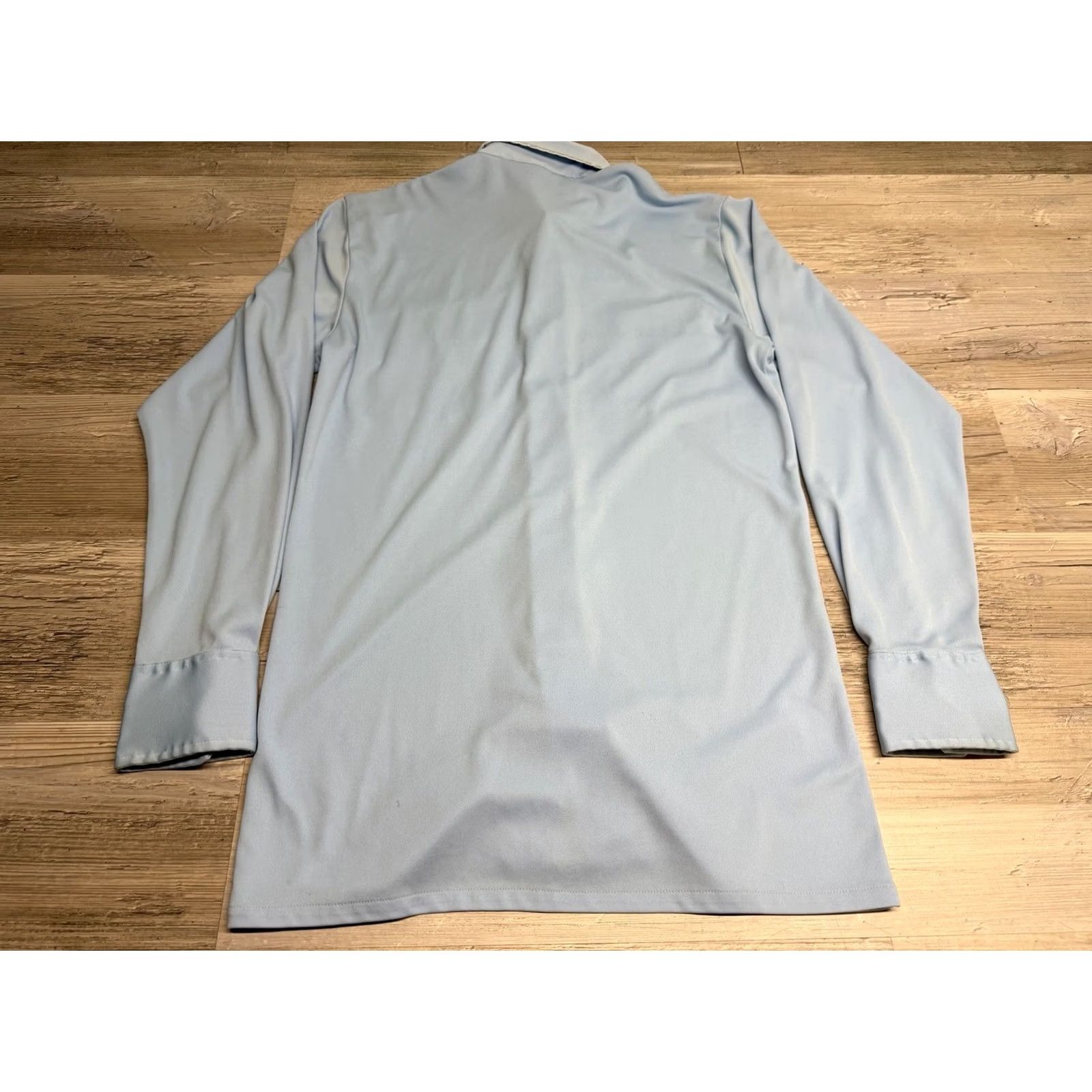 Vintage Vintage Martini Shirt Mens Disco 60s 70s Blue Polyester Sz L Long Sleeve Button-Front Sportswear Clubwear Casual Vintage Style Mens Medium? Size US L / EU 52-54 / 3 - 2 Thumbnail