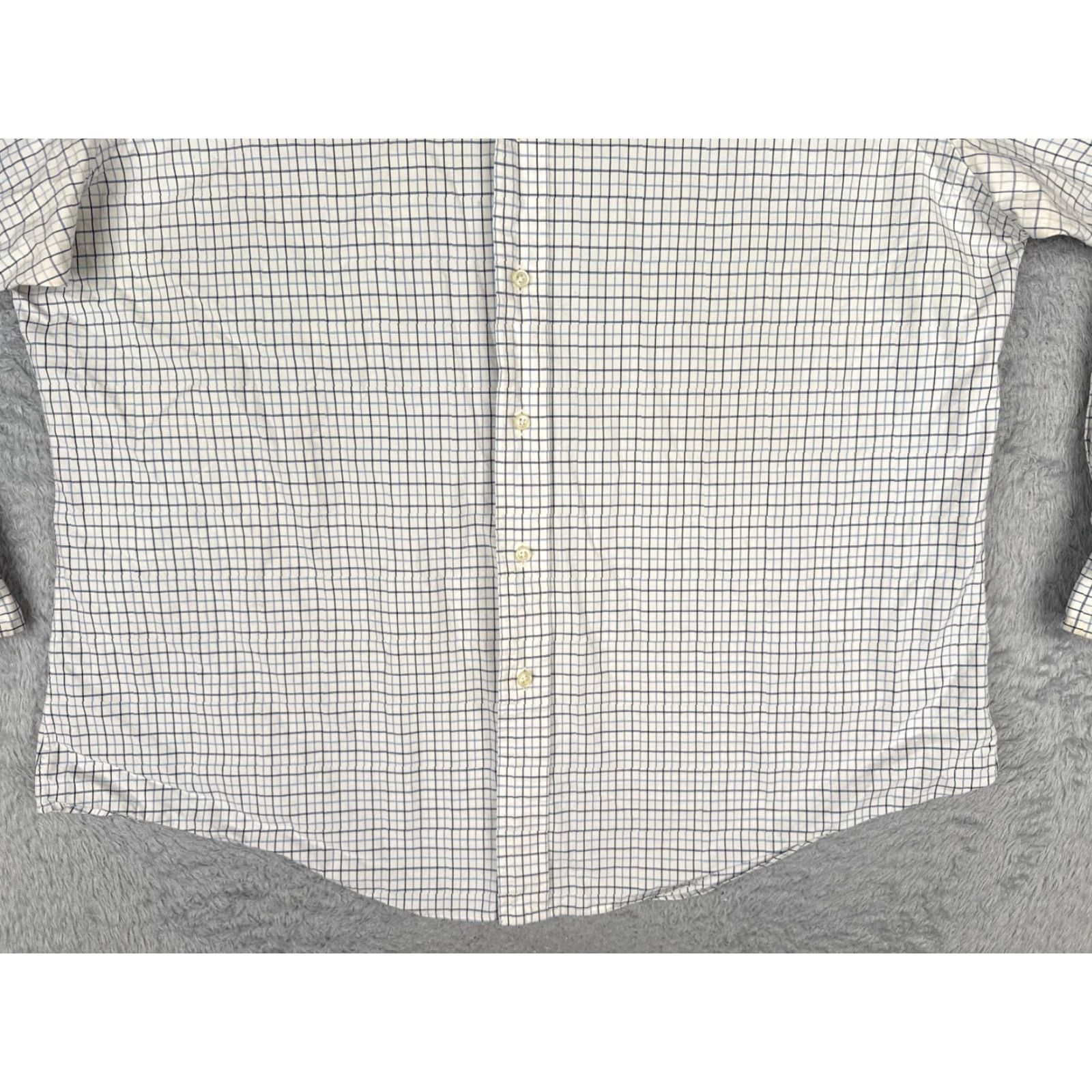 Polo Ralph Lauren VINTAGE Polo Ralph Lauren Shirt Men 2XL White Plaid Button-Up Long Sleeve Cotton Regular Mens Size US XXL / EU 58 / 5 - 5 Thumbnail