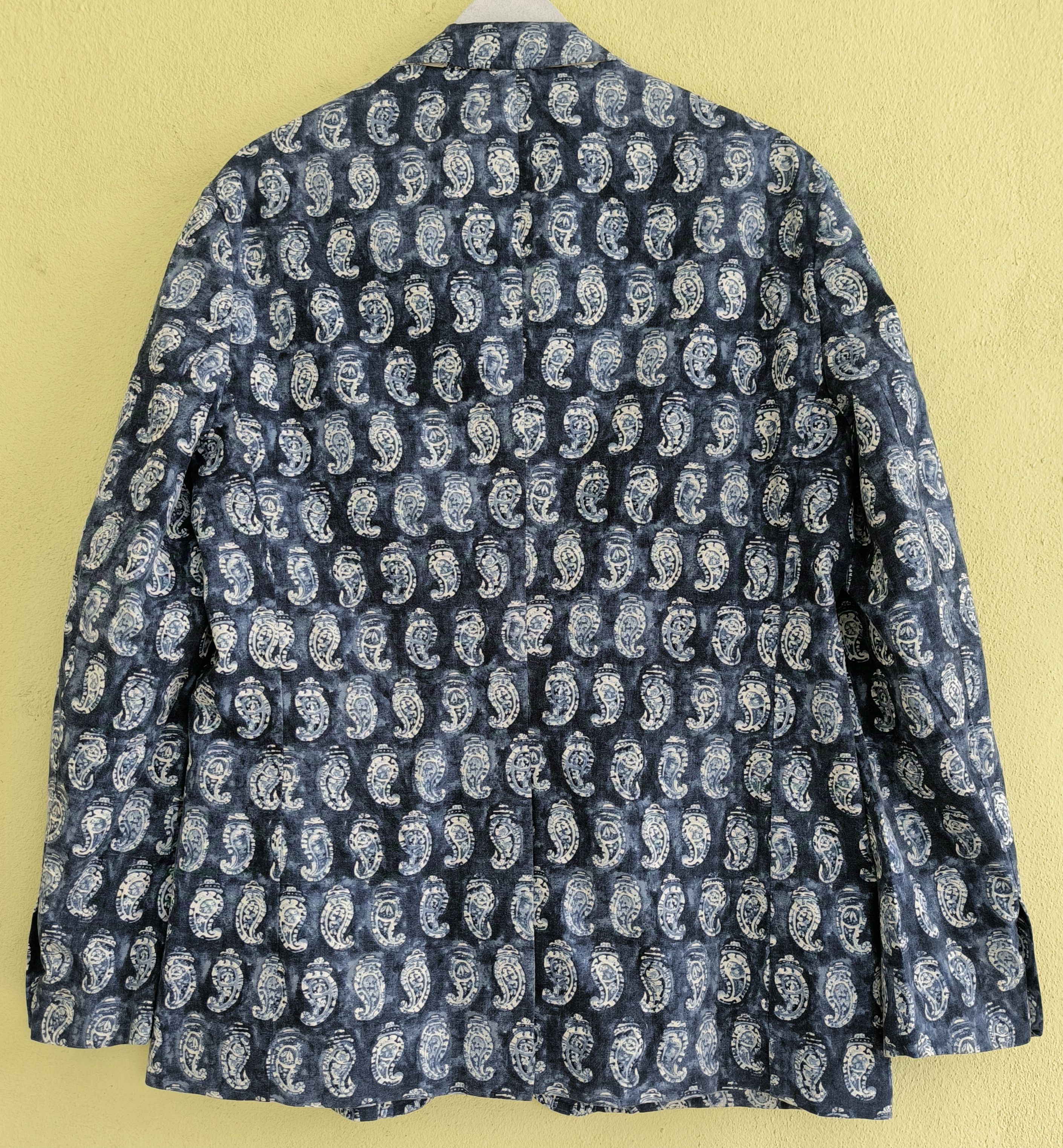 Polo Ralph Lauren POLO RALPH LAUREN all-over print tailored jacket Size US L / EU 52-54 / 3 - 5 Thumbnail