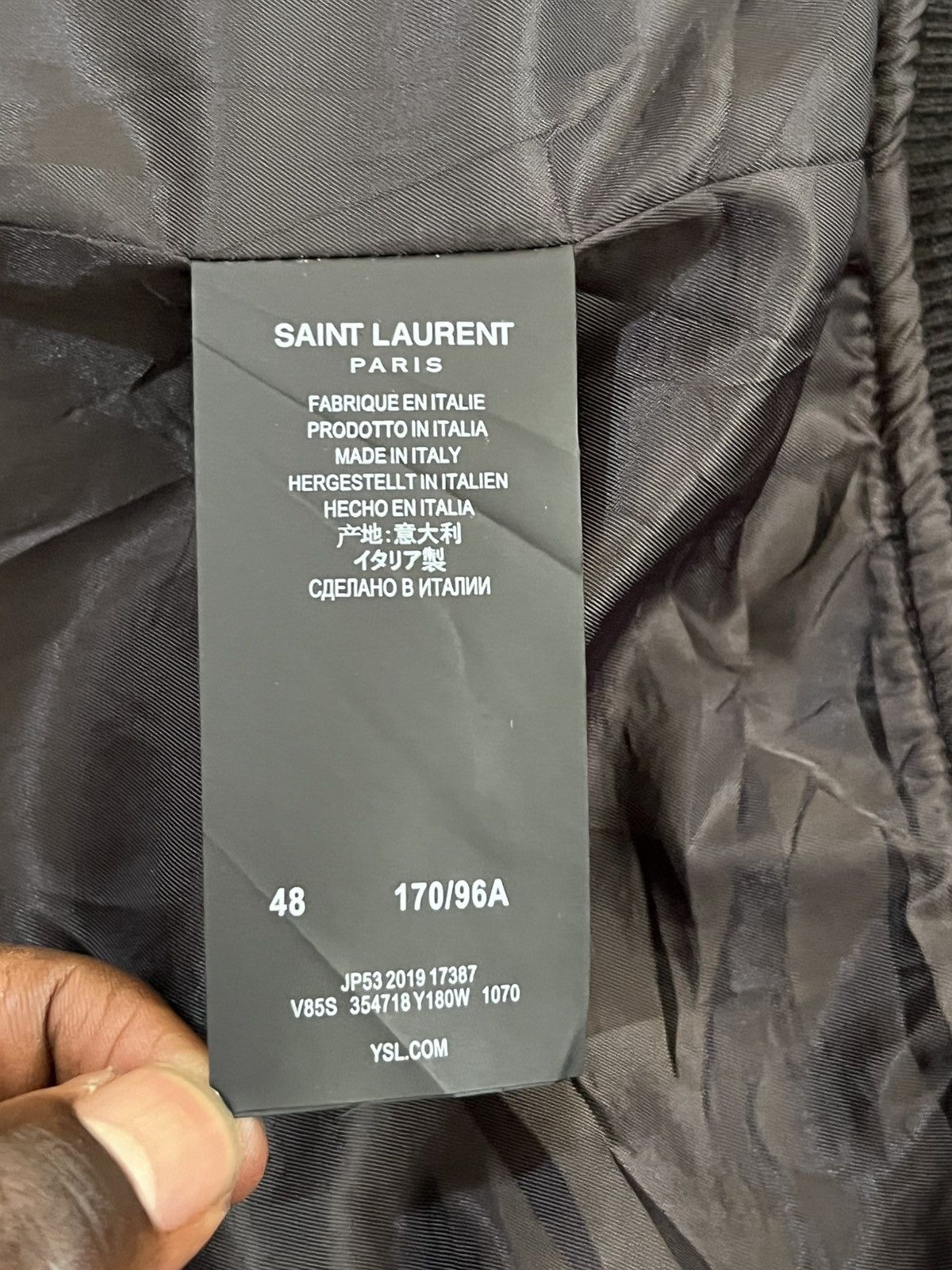 Saint Laurent Paris SAINT LAURENT PARIS TEDDY JACKET Size US M / EU 48-50 / 2 - 15 Thumbnail