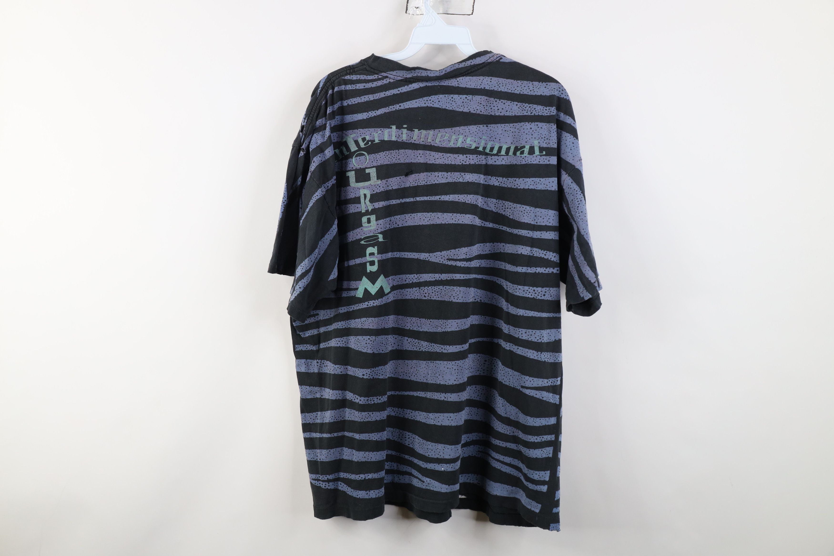 Vintage Vintage 90s Interdimensional Tourgasm The B-52s T-Shirt Size US XL / EU 56 / 4 - 16 Thumbnail