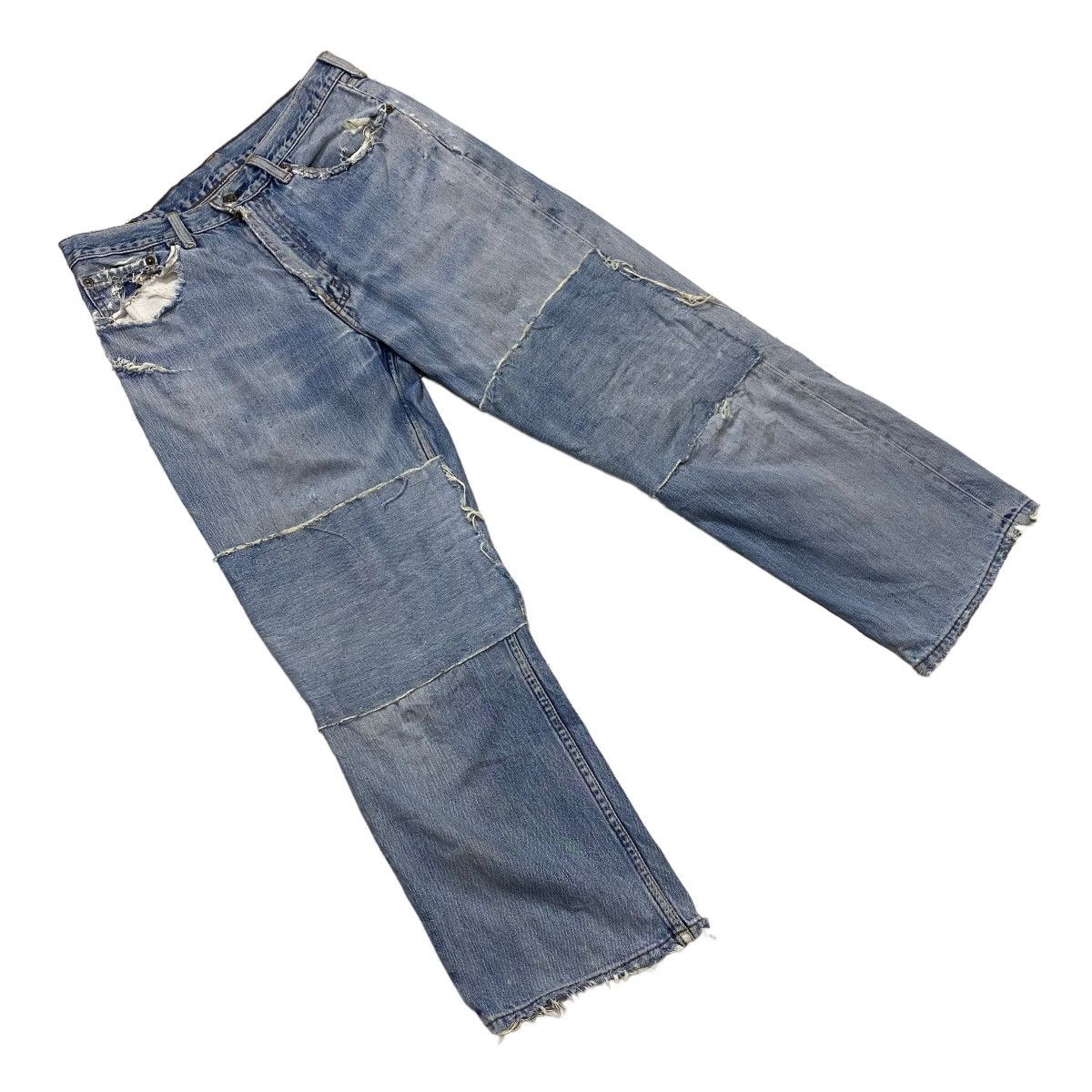 Levi's LEVIS 502 DISTRESSED CUSTOM MADE Size US 30 / EU 46 - 2 Thumbnail