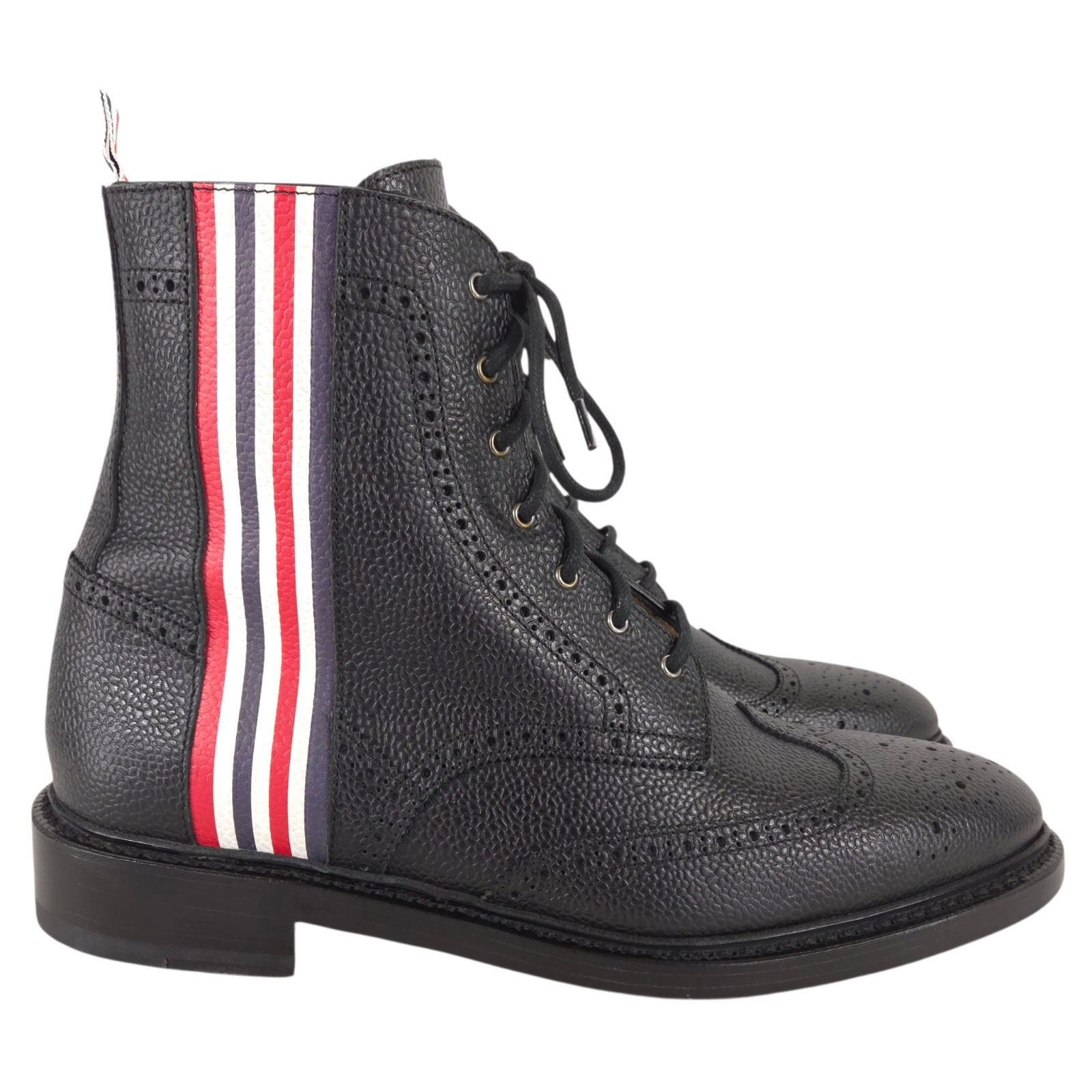 Thom Browne Thom Browne Wingtip Brogue Boots US 11 EU 44 Mens Black $14 Size US 11 / EU 44 - 1 Thumbnail