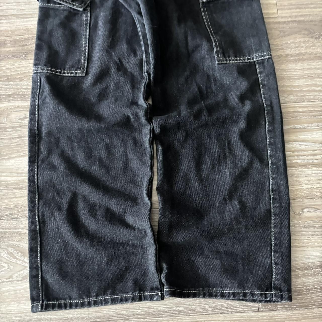 Japanese Brand Crazy Vintage Y2K/2000s Grunge Black Skater Cargo Pants! 30x29 Size US 30 / EU 46 - 5 Thumbnail