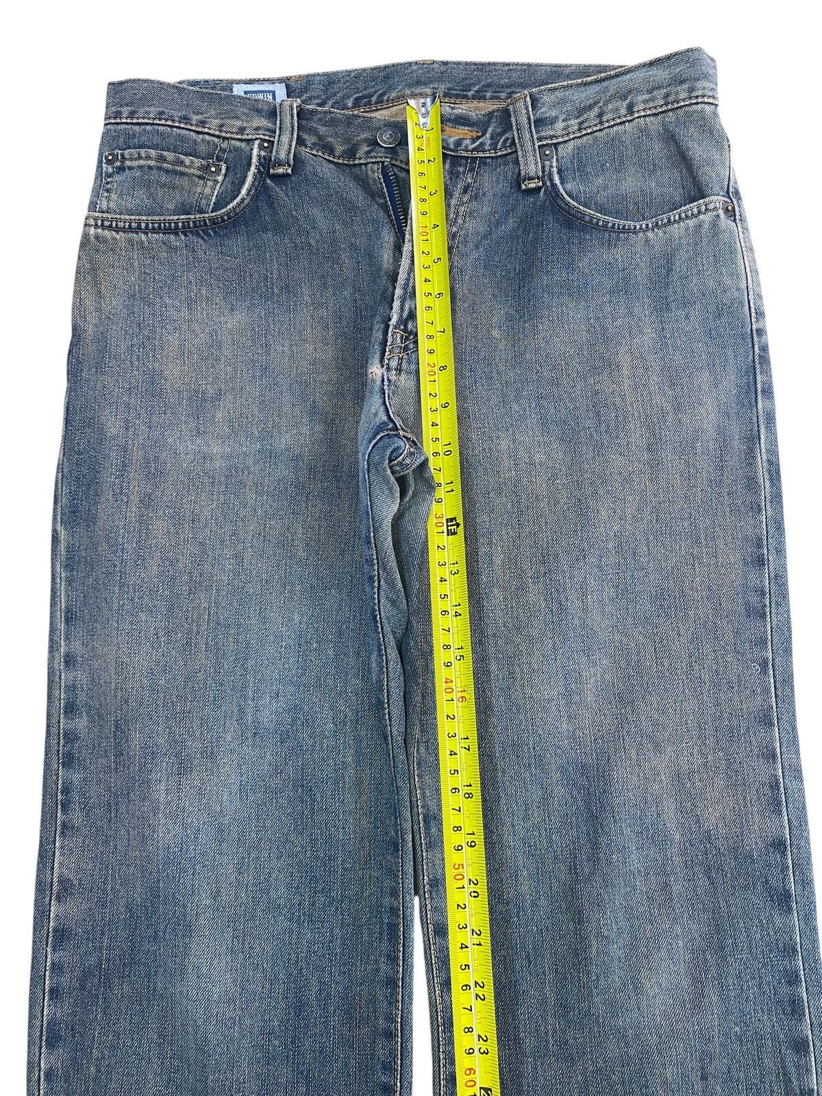 Edwin Vintage Edwin Blue Wash Style Straight Leg Jeans Size US 32 / EU 48 - 6 Thumbnail
