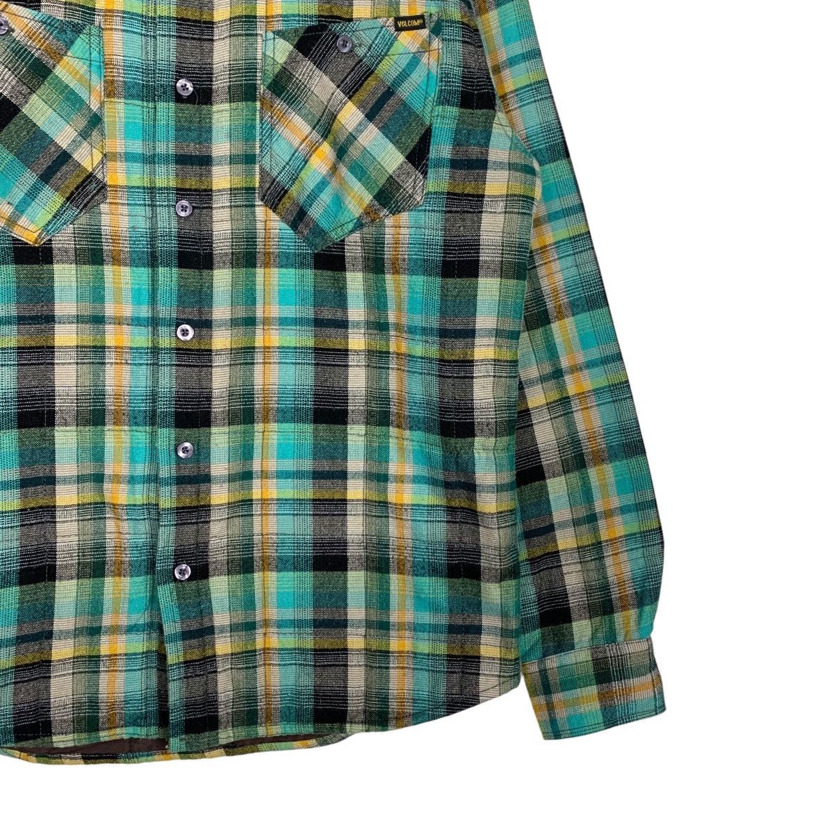 Volcom VOLCOM WORKWEAR Green Tartan Warm Flannel Jacket #2717-C122 Size US S / EU 44-46 / 1 - 4 Thumbnail