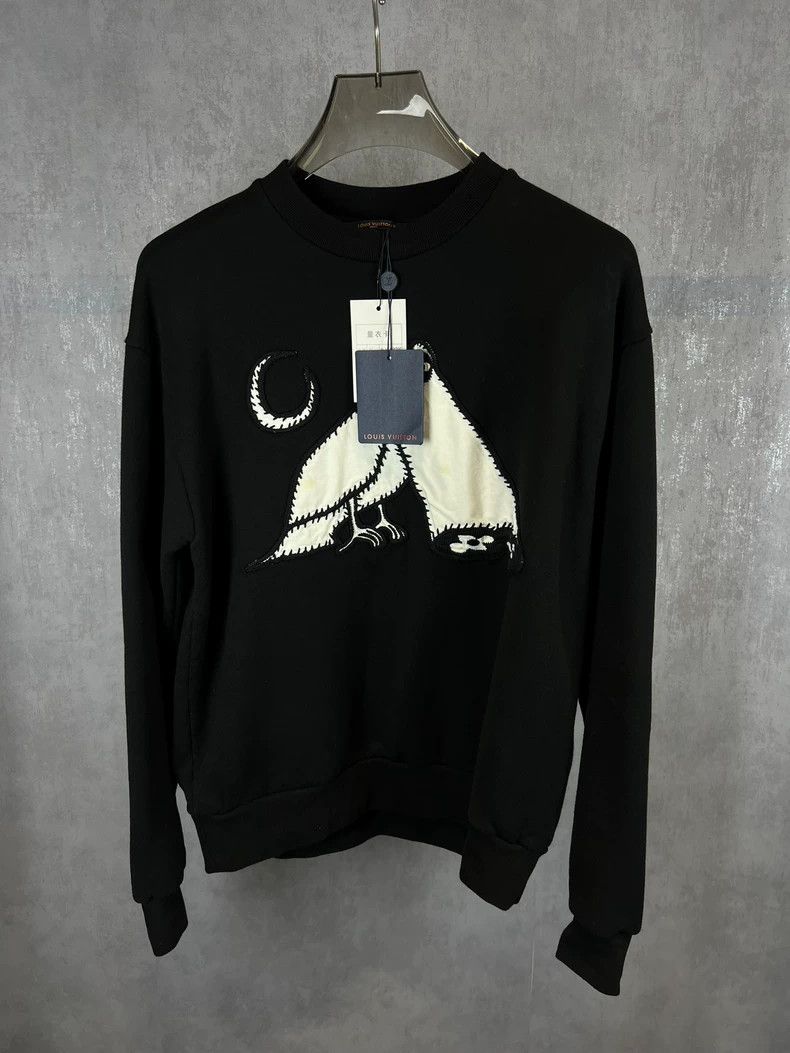 Louis Vuitton Louis Vuitton Owl Embroidery Logo Sweatshirt - dmc Size US M / EU 48-50 / 2 - 1 Thumbnail