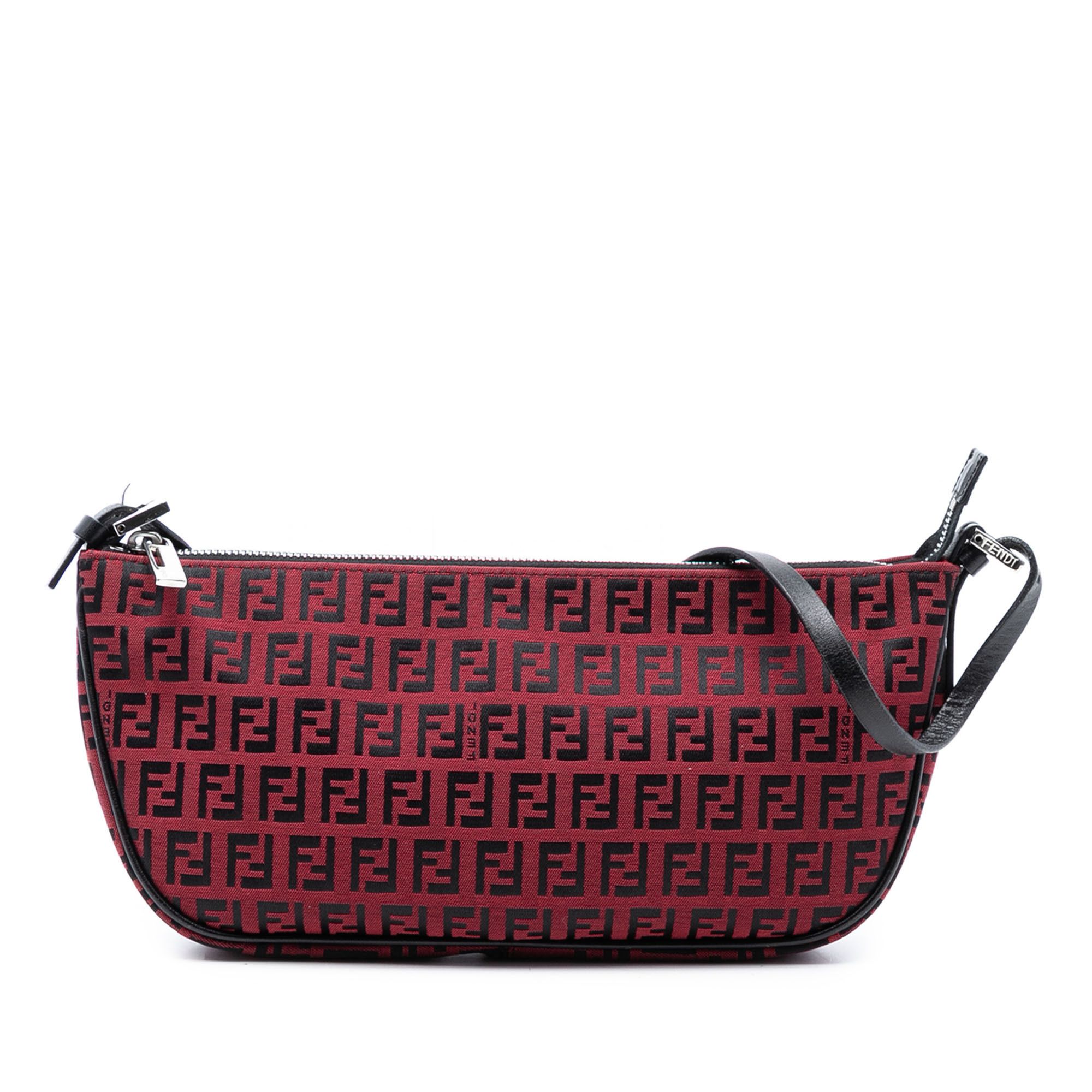 Fendi Fendi Zucchino Canvas Pochette Size ONE SIZE - 1 Thumbnail