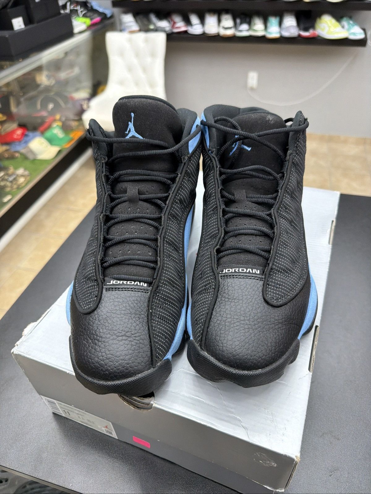 Jordan Brand Size 11 - Air Jordan Retro 13 Black University Blue White Size US 11 / EU 44 - 14 Thumbnail