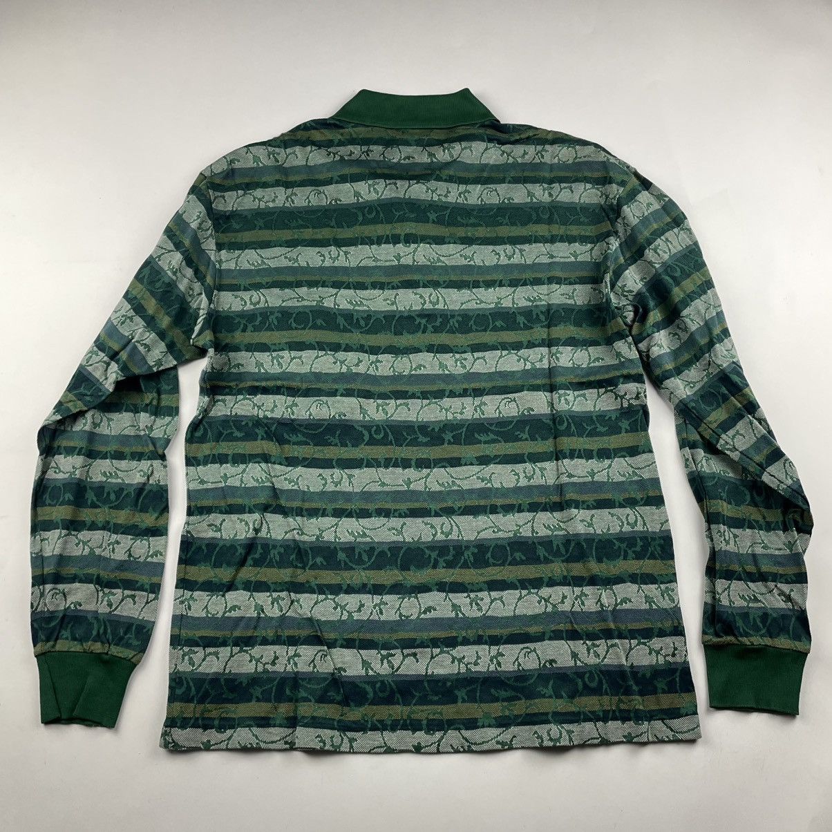 Givenchy × Vintage Vintage 90’s Givenchy Floral Vines L/S Polo Shirt Men’s M Size US M / EU 48-50 / 2 - 8 Thumbnail