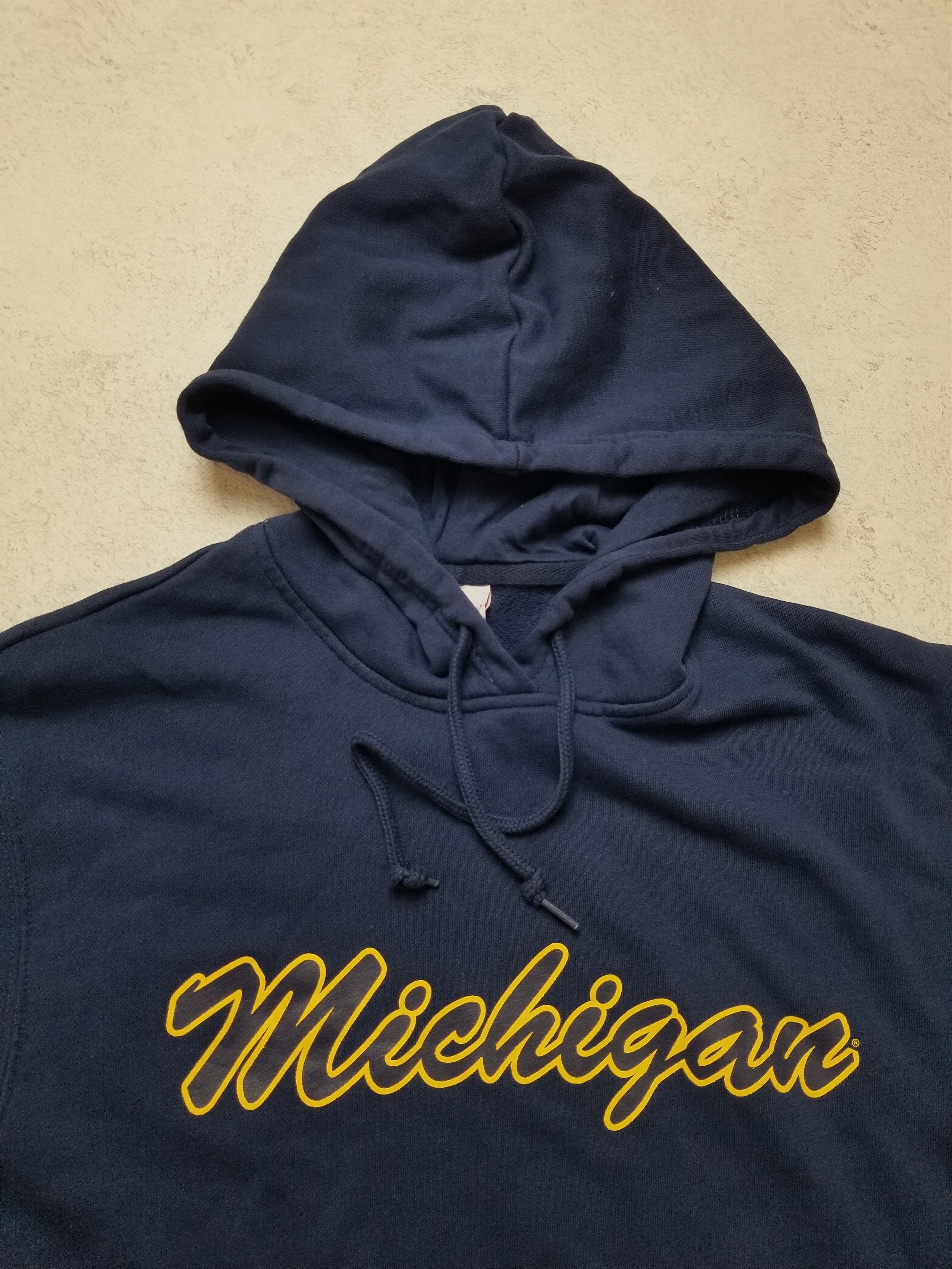 Mitchell & Ness Mitchell and Ness Hooded Short Sleeve Michigan Wolverines Size US M / EU 48-50 / 2 - 6 Thumbnail