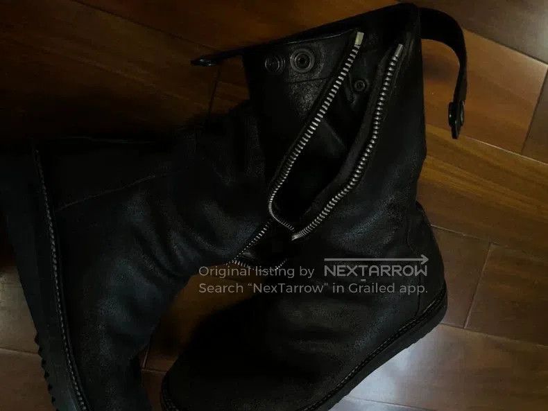 Rick Owens Rick Owens Armi Boots Suede High Top Black. Size US 6.5 / IT 36.5 - 2 Thumbnail