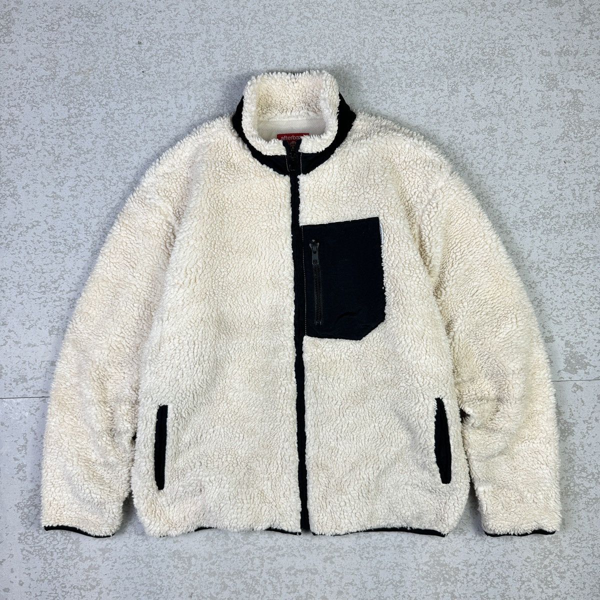 Japanese Brand Japanese Brand Afterbase Matted Fleece Mesh Net Lined Jacket Size US XL / EU 56 / 4 - 1 Thumbnail