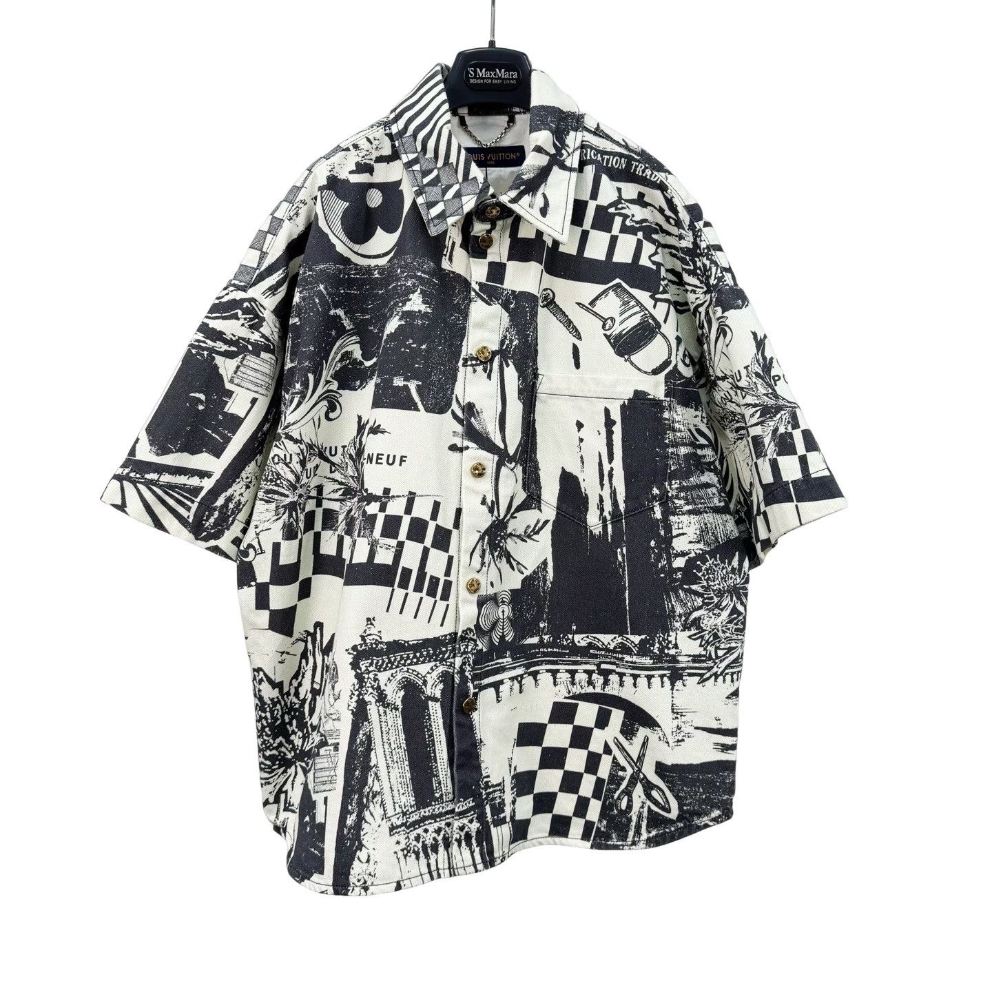 Louis Vuitton Louis Vuitton Multi Print Denim Shirt XL Size US XL / EU 56 / 4 - 1 Thumbnail