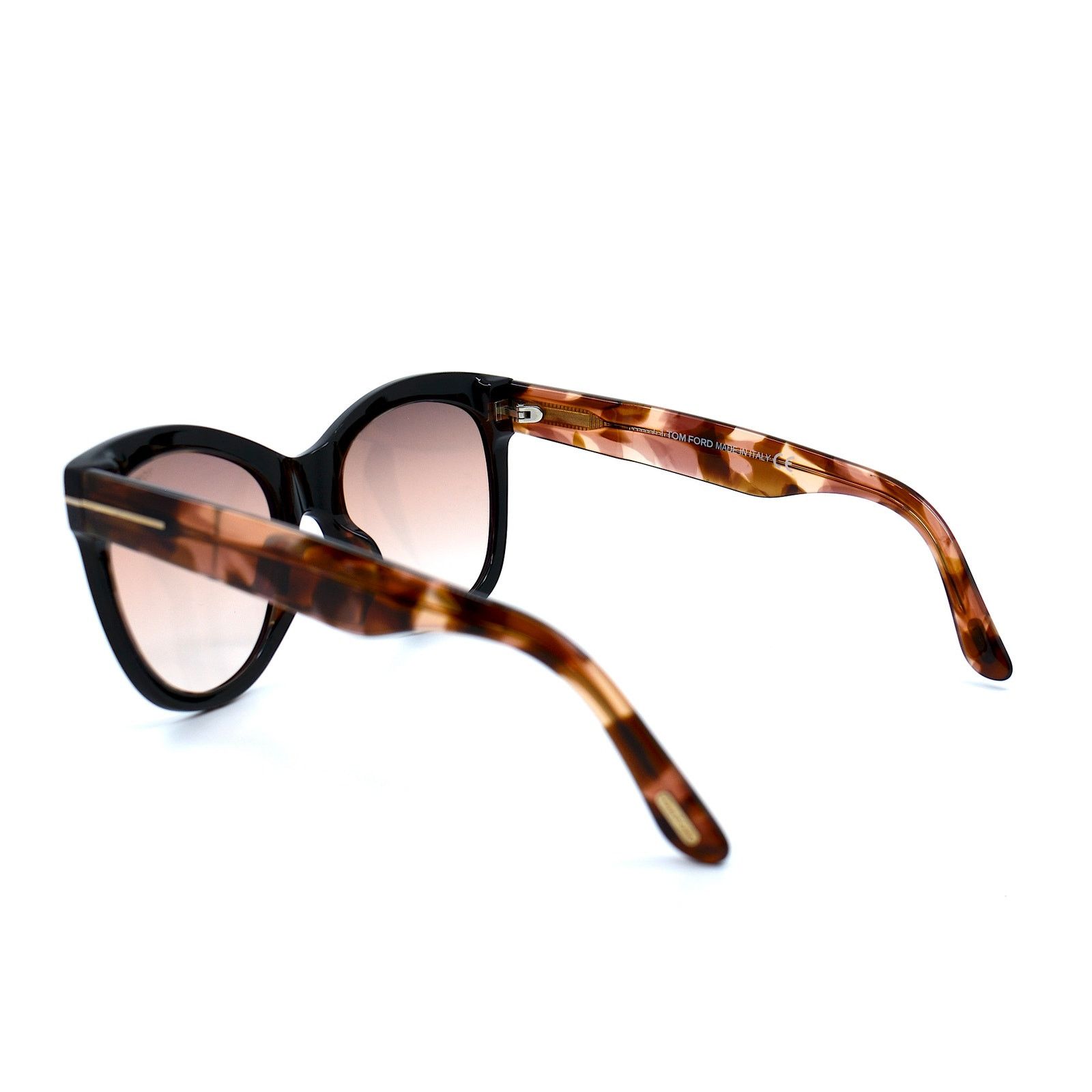 Tom Ford TOM FORD WALLACE TF870 05F BLACK/ HAVANA BROWN SUNGLASSES Size ONE SIZE - 4 Thumbnail
