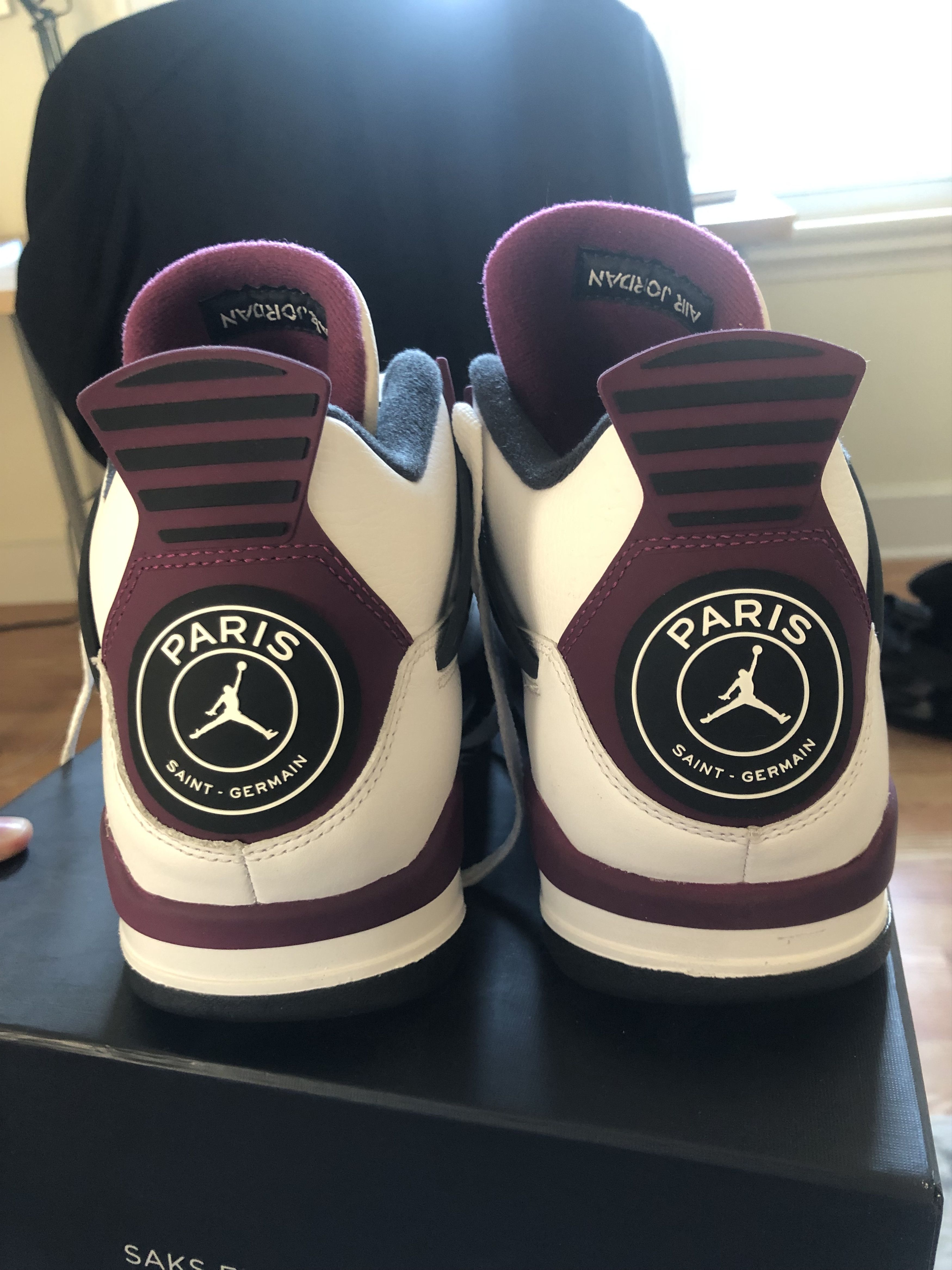 Jordan Brand Jordan 4 PSG Size US 11.5 / EU 44-45 - 8 Thumbnail