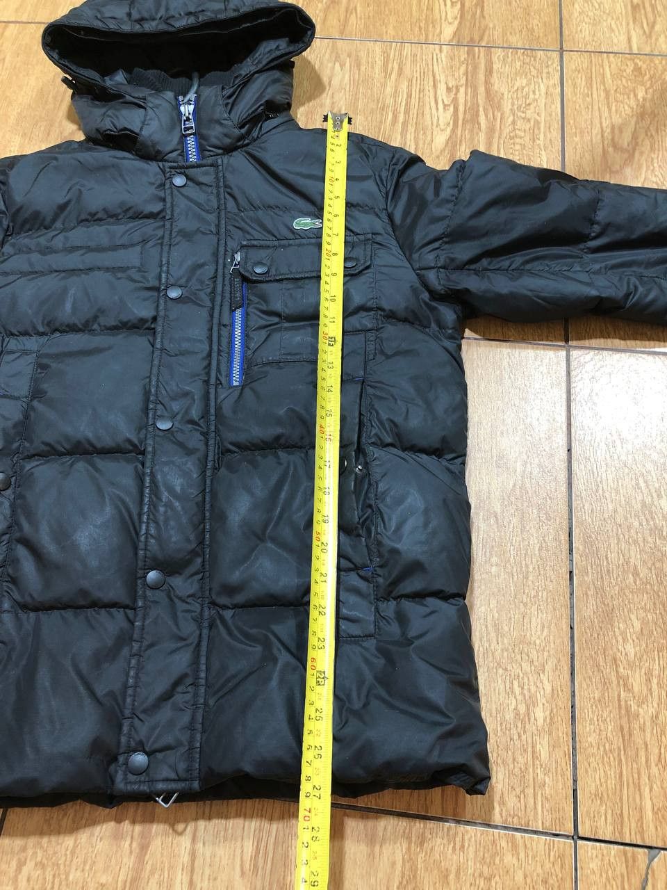 Lacoste Hooded Down Puffer Jacket VINTAGE STREETWEAR