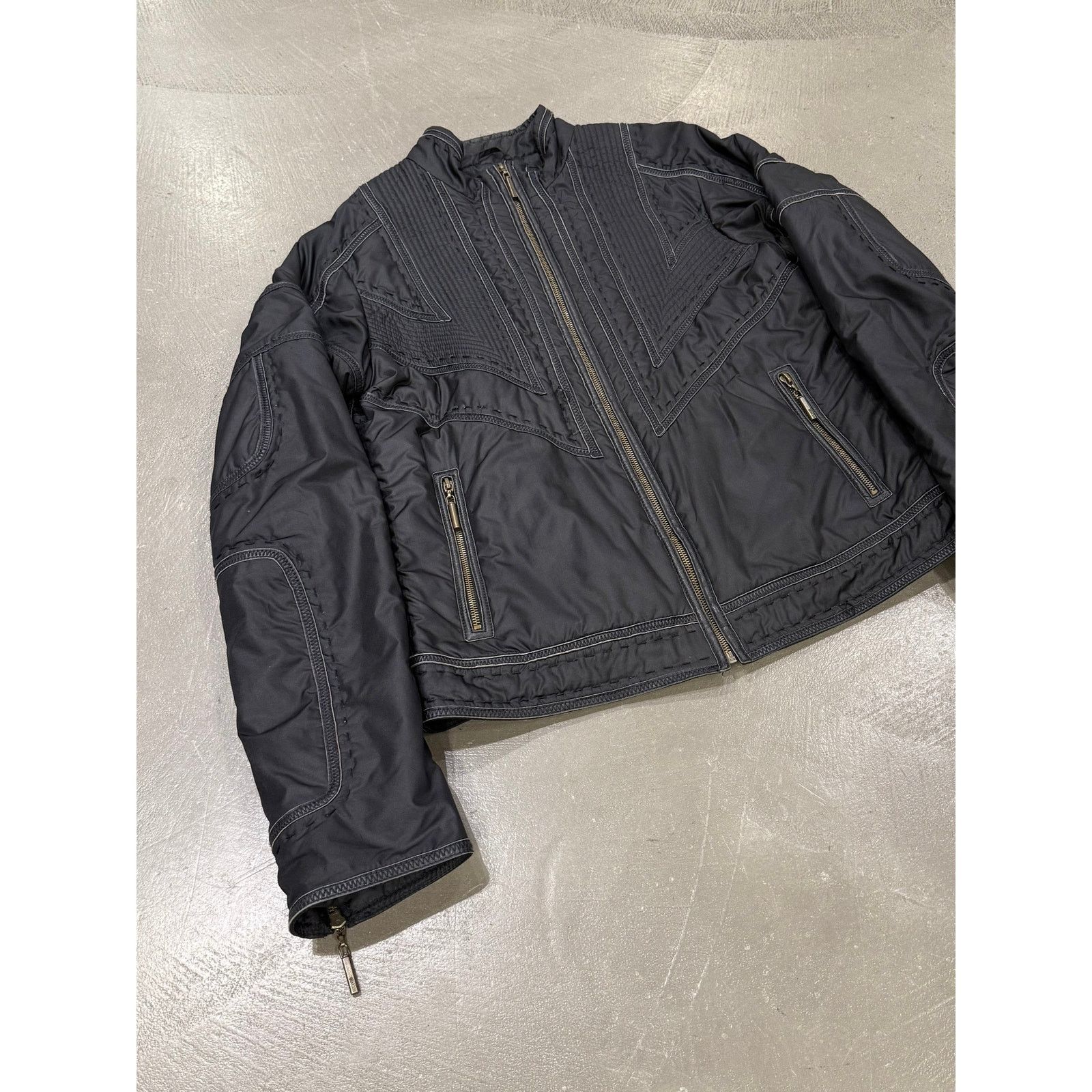 Roberto Cavalli A/W 2007 Cavalli paneled puffer jacket Size US L / EU 52-54 / 3 - 4 Thumbnail