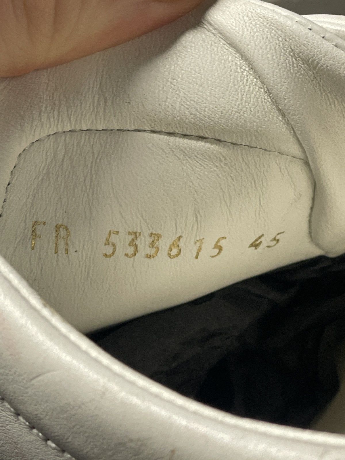 Saint Laurent Paris Andy Classic Leather Logo Sneaker Size US 12 / EU 45 - 5 Thumbnail