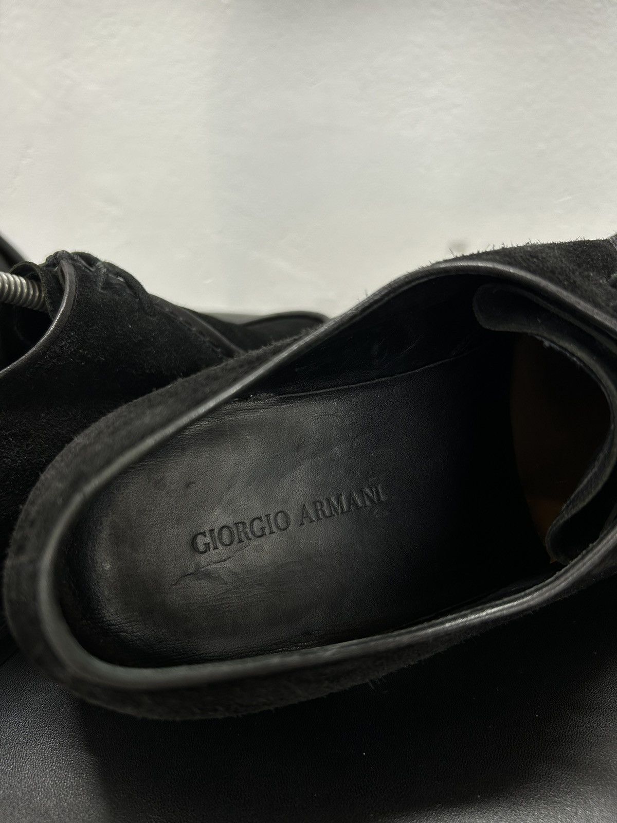 Giorgio Armani Giorgio Armani Vintage Leather Suede Shoes Black Size 41 Size US 8 / EU 41 - 7 Thumbnail