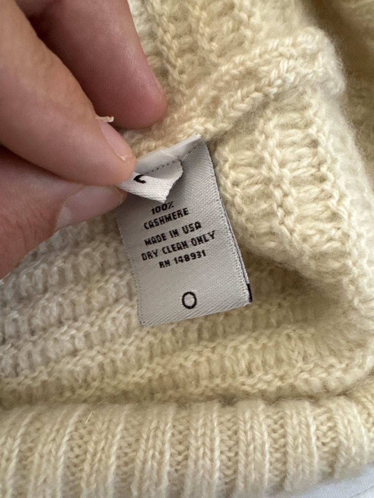 The Elder Statesman White elder statesman 100% cashmere sweater Size US L / EU 52-54 / 3 - 3 Thumbnail
