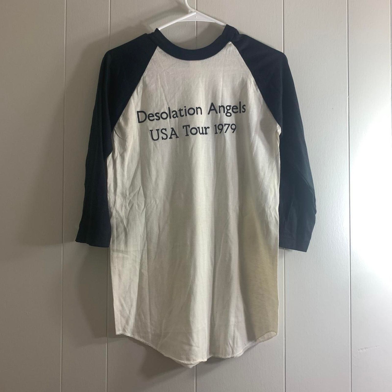 Vintage 1979 BAD COMPANY Desolation Angels 3/4 sleeve tee shirt M Size US L / EU 52-54 / 3 - 6 Thumbnail
