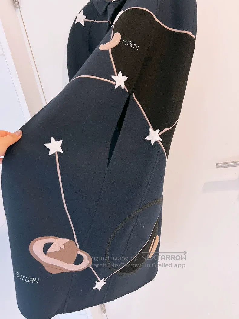 Valentino Valentino Starry sky cape coat Size L / US 10 / IT 46 - 6 Thumbnail