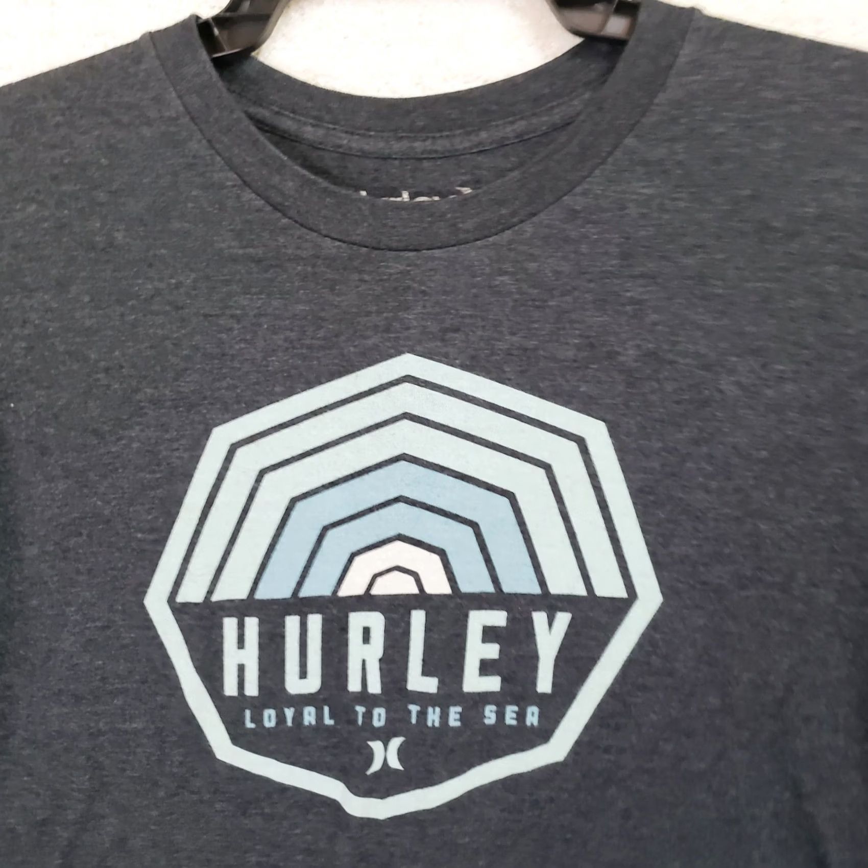 Hurley Hurley Loyal to the Sea Graphic T-Shirt Dark Gray Size M Men's Size US M / EU 48-50 / 2 - 3 Thumbnail