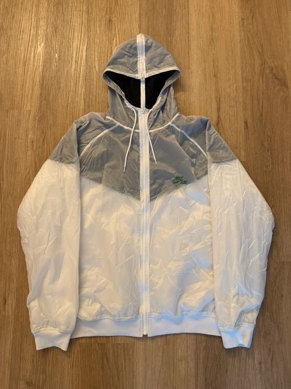 Nike Nike Vintage transparent XL zip jacket windbreaker unique Size US XL / EU 56 / 4 - 2 Thumbnail