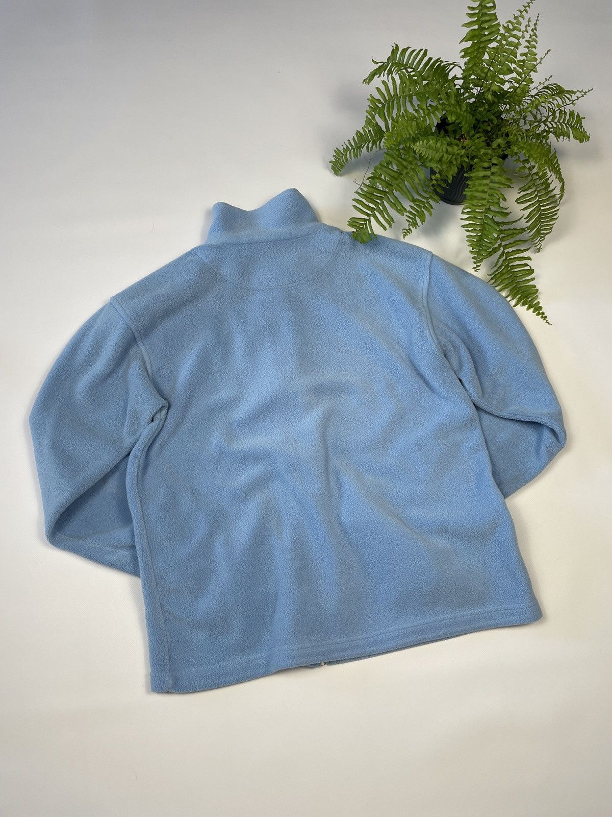 Nike × Nike ACG × Vintage Vintage Nike Fleece Baby Blue Big Swoosh Size US XL / EU 56 / 4 - 3 Thumbnail