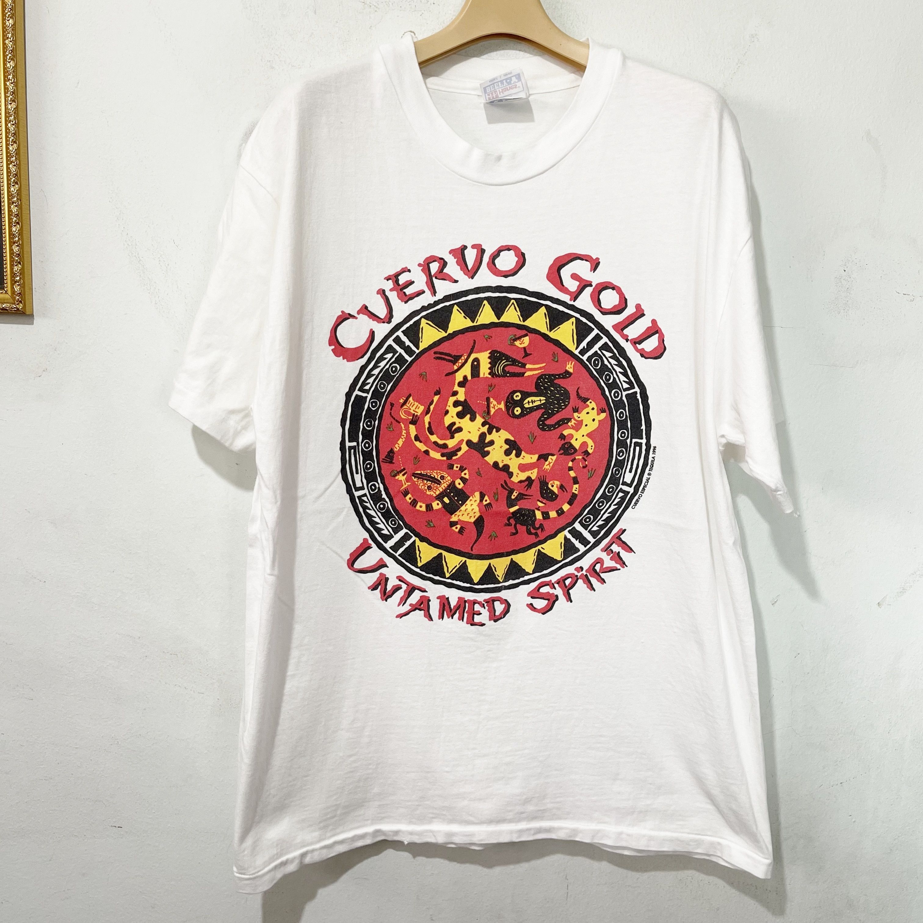 Vintage Vintage 1996 Jose Cuervo Gold Untamed Spirit T-Shirt Size US L / EU 52-54 / 3 - 1 Thumbnail