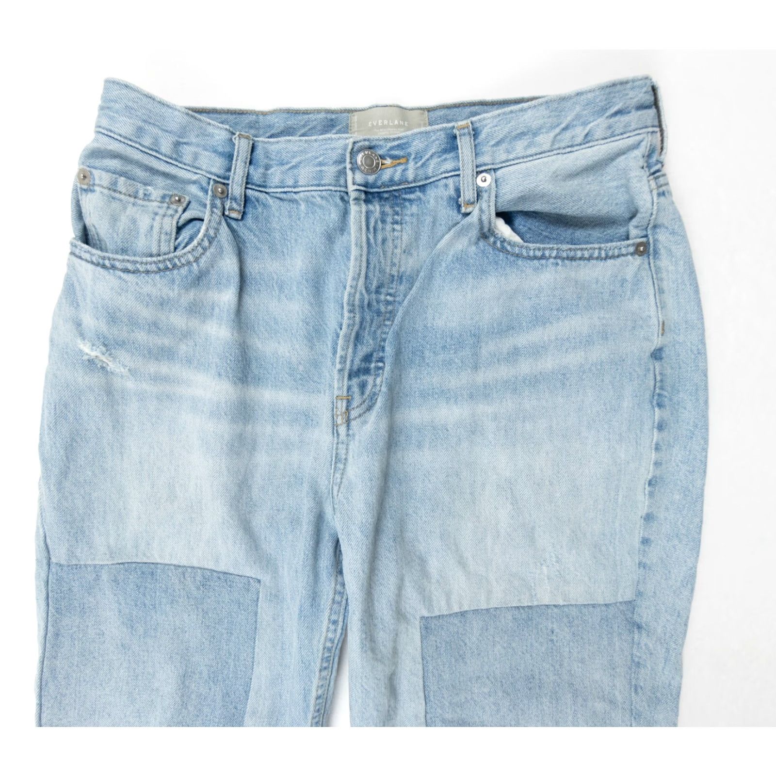 Everlane VINTAGE Everlane Jeans 90s Cropped Womens Crop Denim 29 Blue Regular 5-Pocket Jeans Mens Womens? Size 29" - 2 Thumbnail