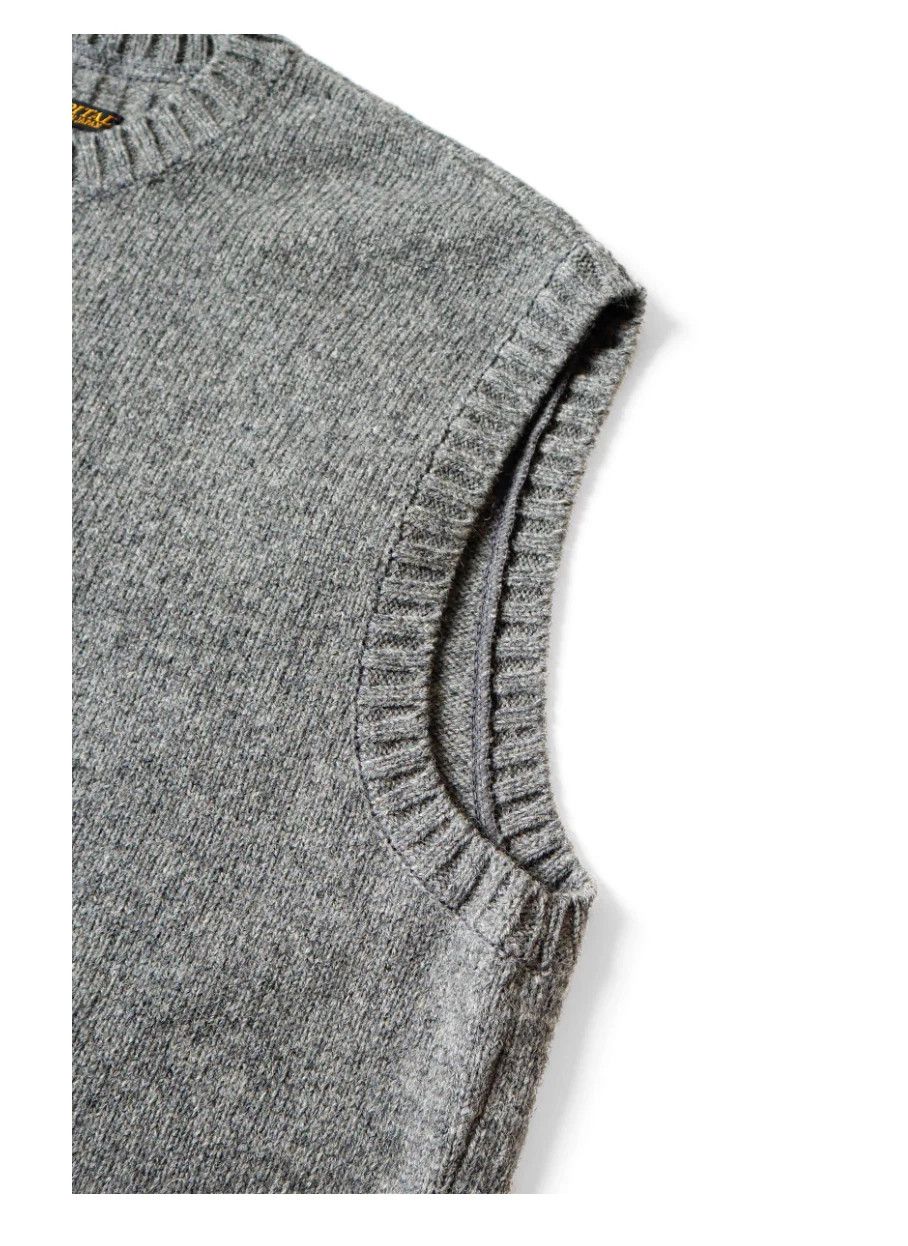 Kapital Kapital Kountry Skeleton Knit 5G Vest Gray Wool Size 5 Size US XL / EU 56 / 4 - 6 Thumbnail