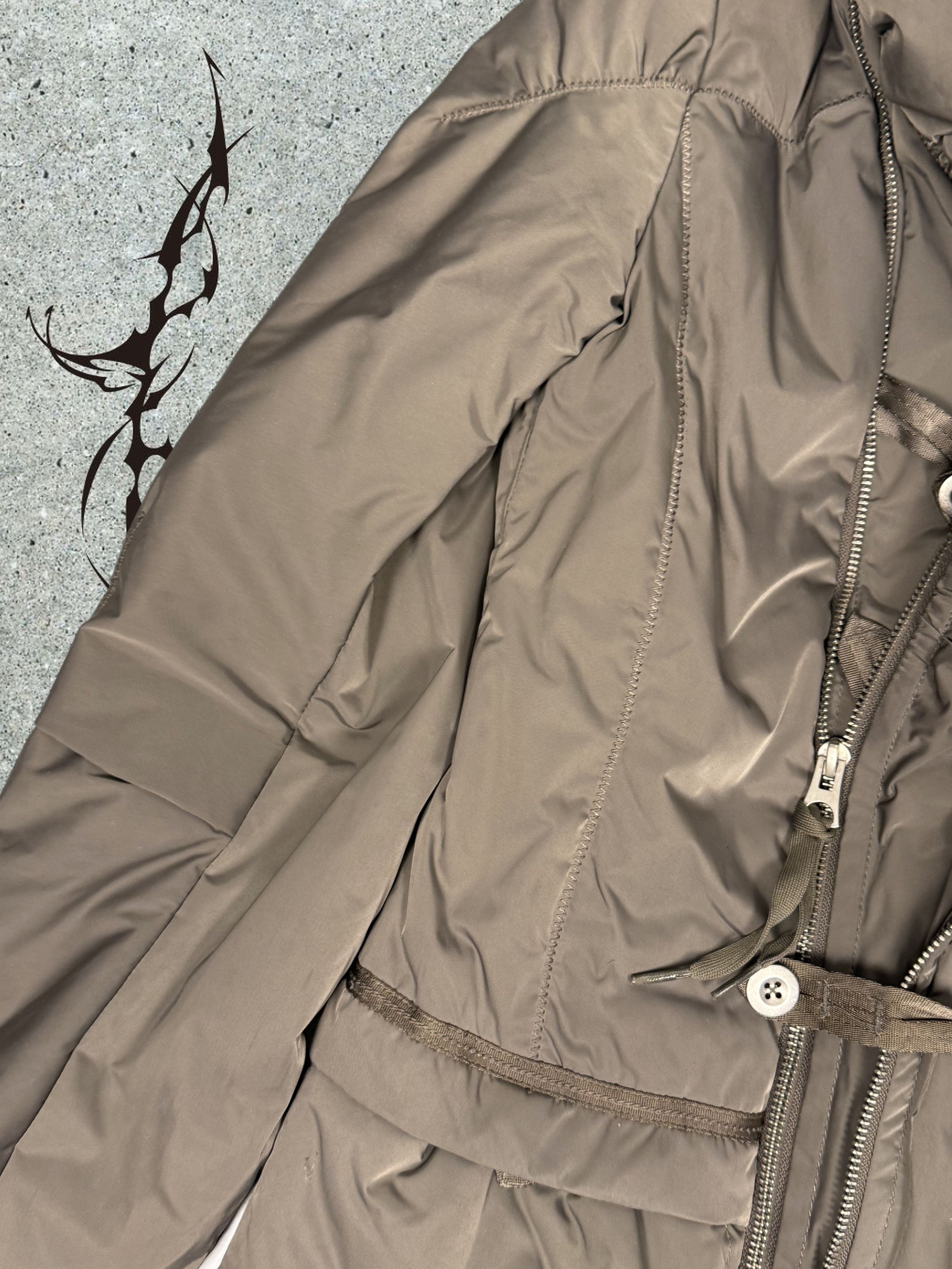 Marithe + Francois Girbaud Vintage M+FG double breasted scuba collar down jacket Size L / US 10 / IT 46 - 6 Thumbnail