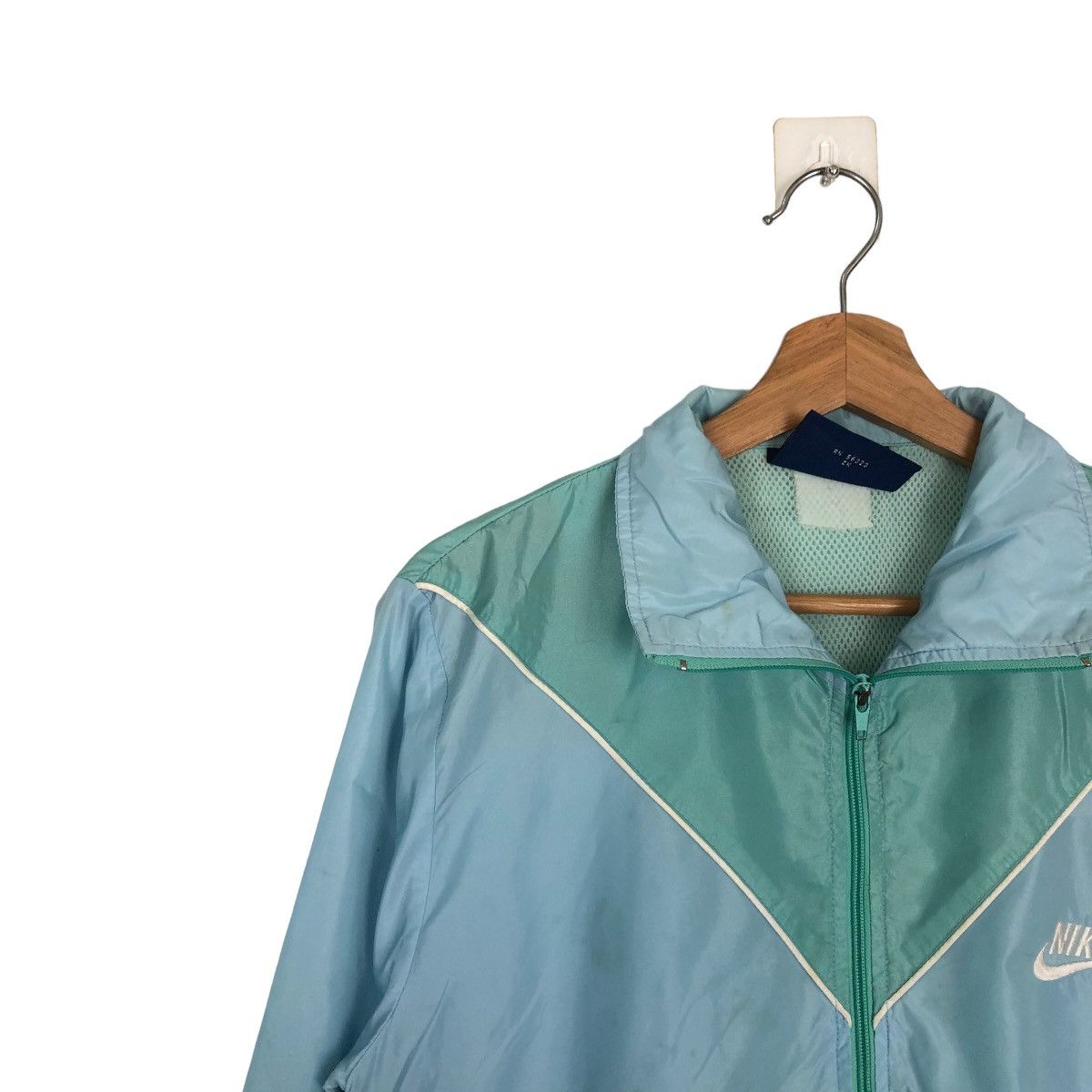 Nike 🔥VINTAGE 90’s NIKE BOMBER JACKET BLUE TAG Size US L / EU 52-54 / 3 - 6 Thumbnail