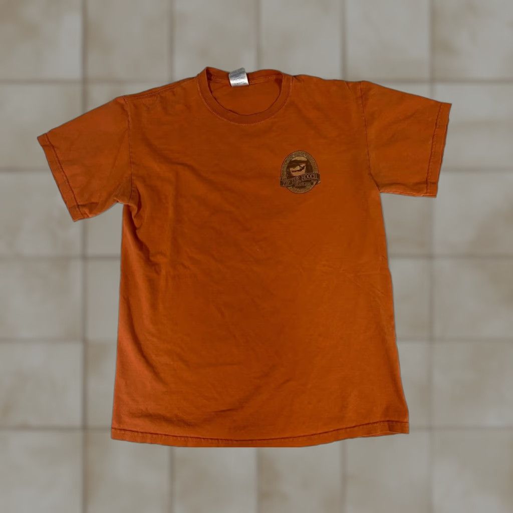 Gildan Gildan Mens T-Shirt Orange Short Sleeve Crew Neck Cotton Logo 90s University Colorful Bre breathable Regular Medium N/A Size US M / EU 48-50 / 2 - 1 Thumbnail