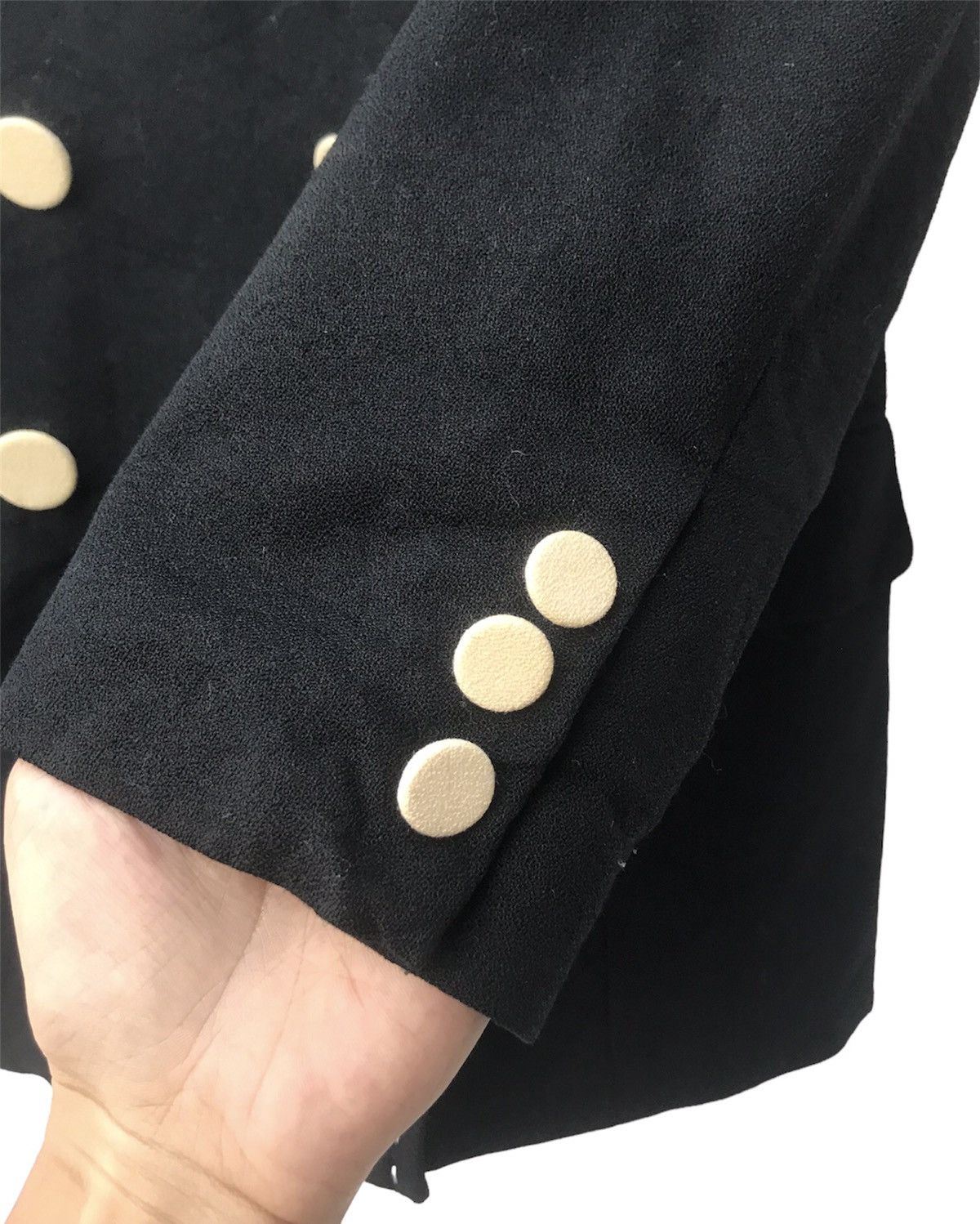 Michiko Koshino × Michiko Koshino London Michiko Koshino Double Breasted Wool Coat Size 11AR Size XS / US 0-2 / IT 36-38 - 7 Thumbnail