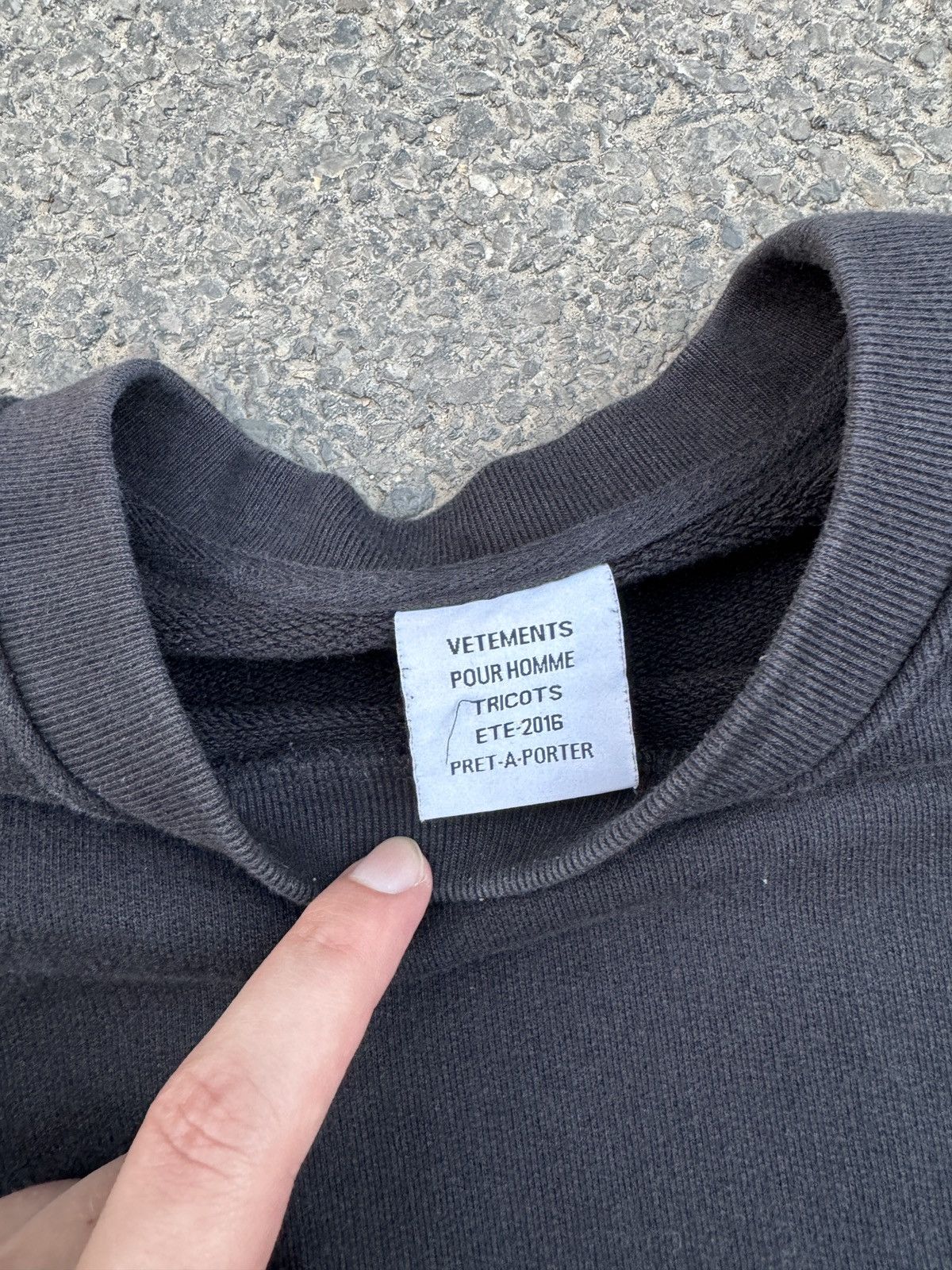 Vetements Vetements SS16 "Champion" Sweatshirt OG Version Sz S Size US S / EU 44-46 / 1 - 3 Thumbnail