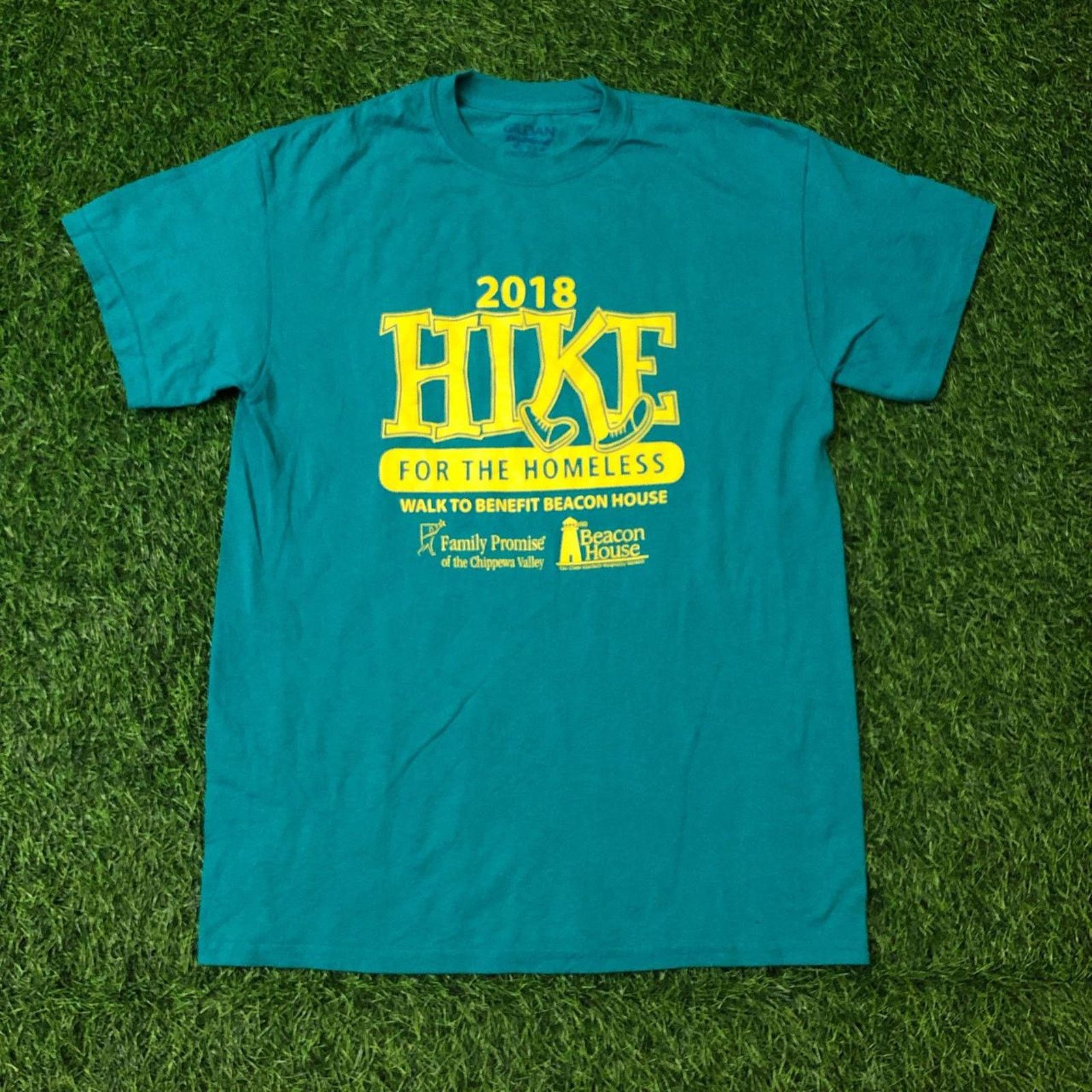 Gildan Teal 2018 Hike For The Homeless Graphic Tee Size US M / EU 48-50 / 2 - 1 Thumbnail