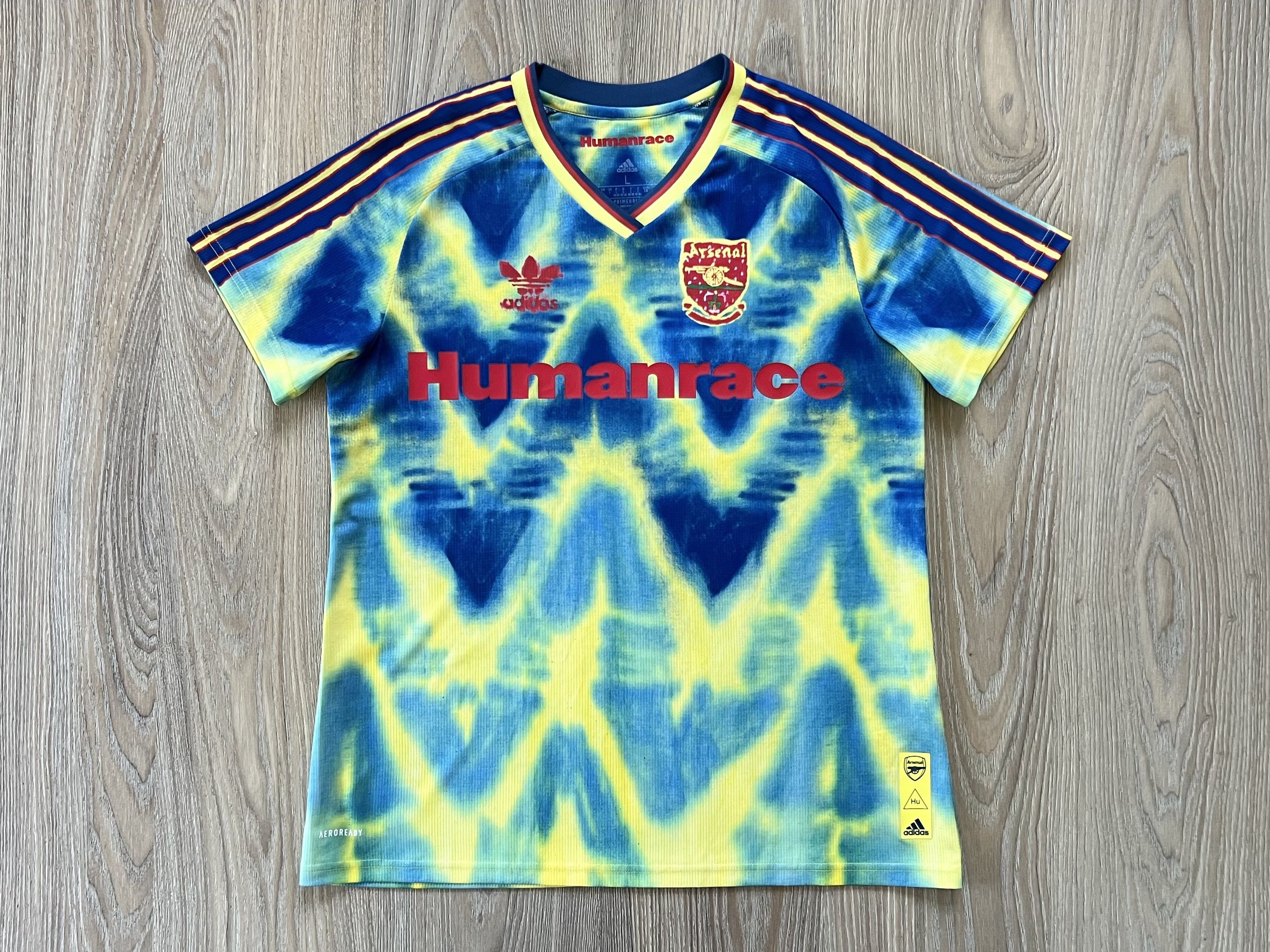 Adidas Limited Edition Adidas FC Arsenal HumanRace Football Jersey Size US L / EU 52-54 / 3 - 3 Thumbnail
