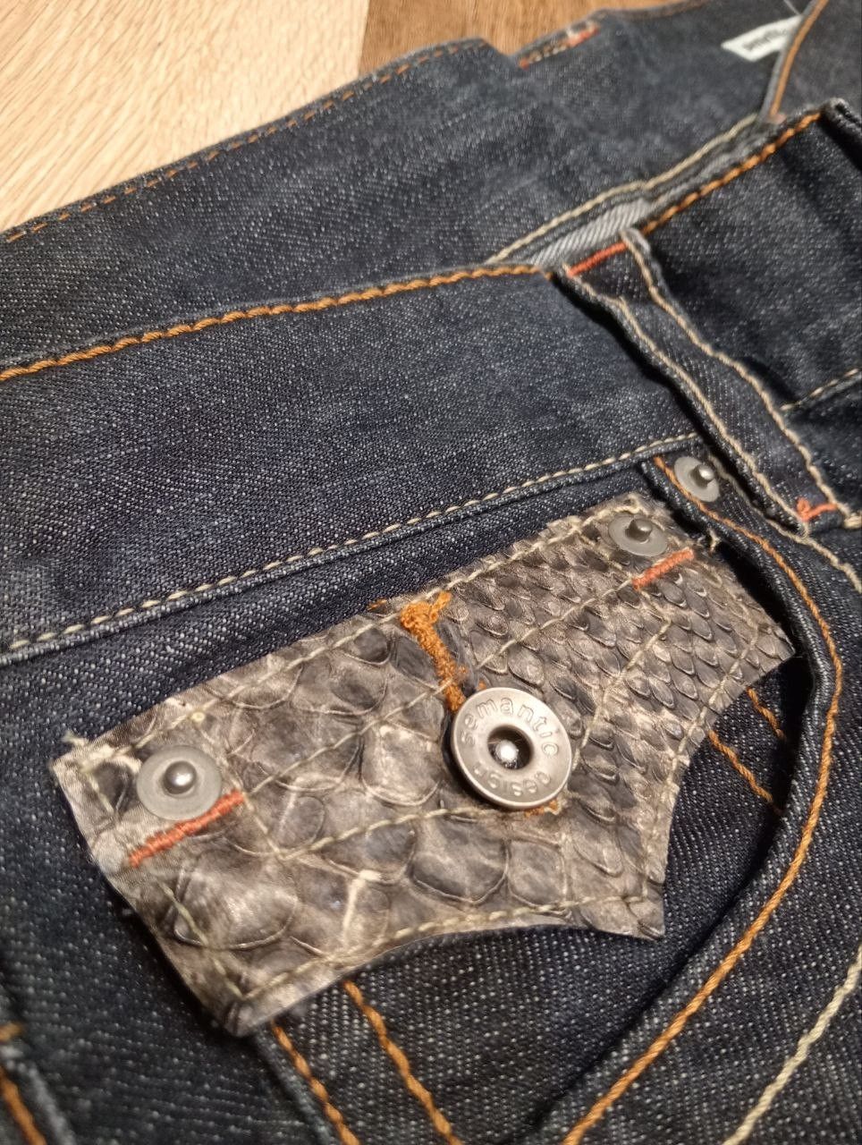semanticdesign SEMANTIC DESIGN JAPAN INDIGO DENIM FLARED PANTS Size US 34 / EU 50 - 5 Thumbnail