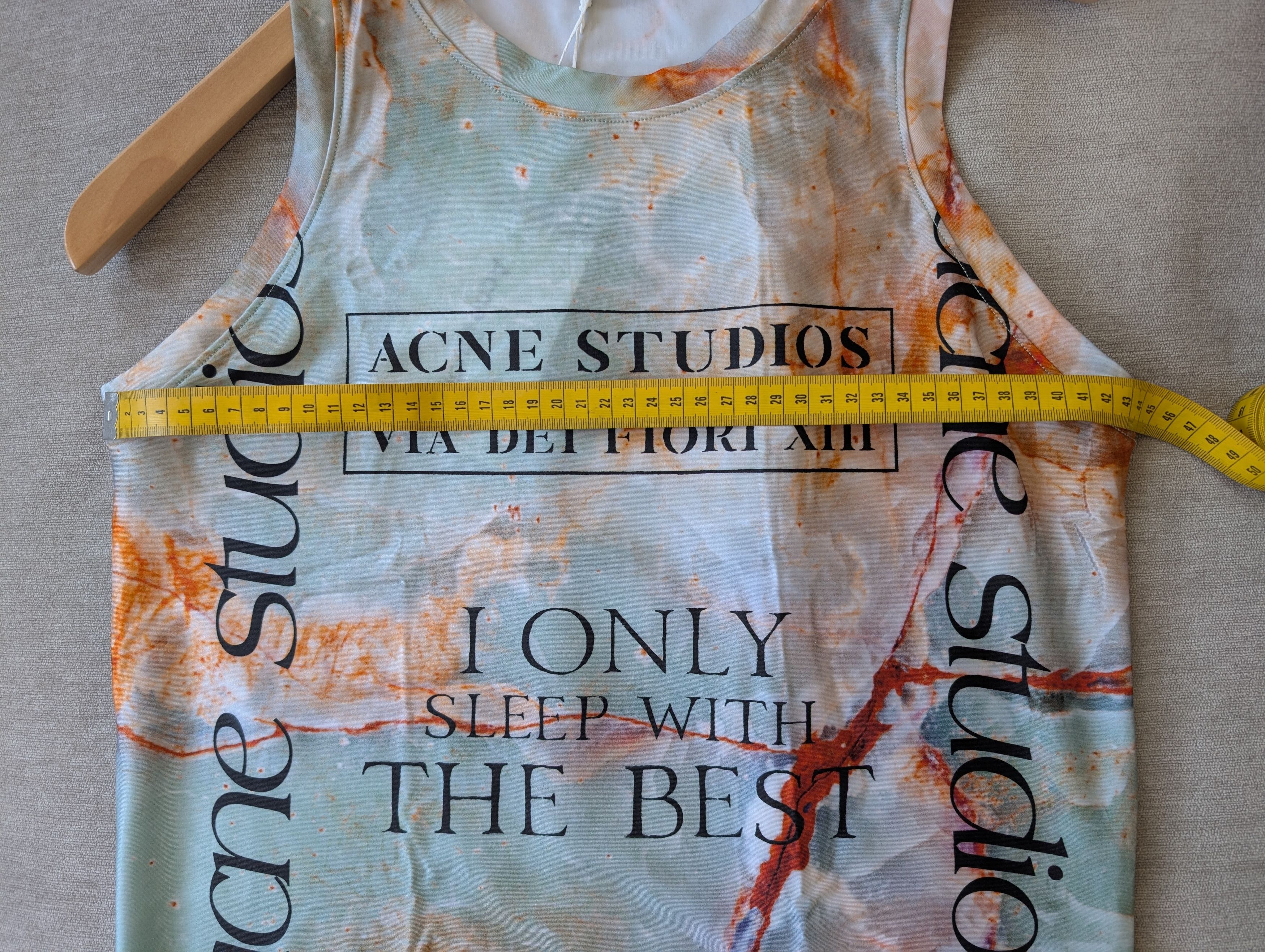 Acne Studios Tank Top "I only sleep with the best" Size US M / EU 48-50 / 2 - 5 Thumbnail