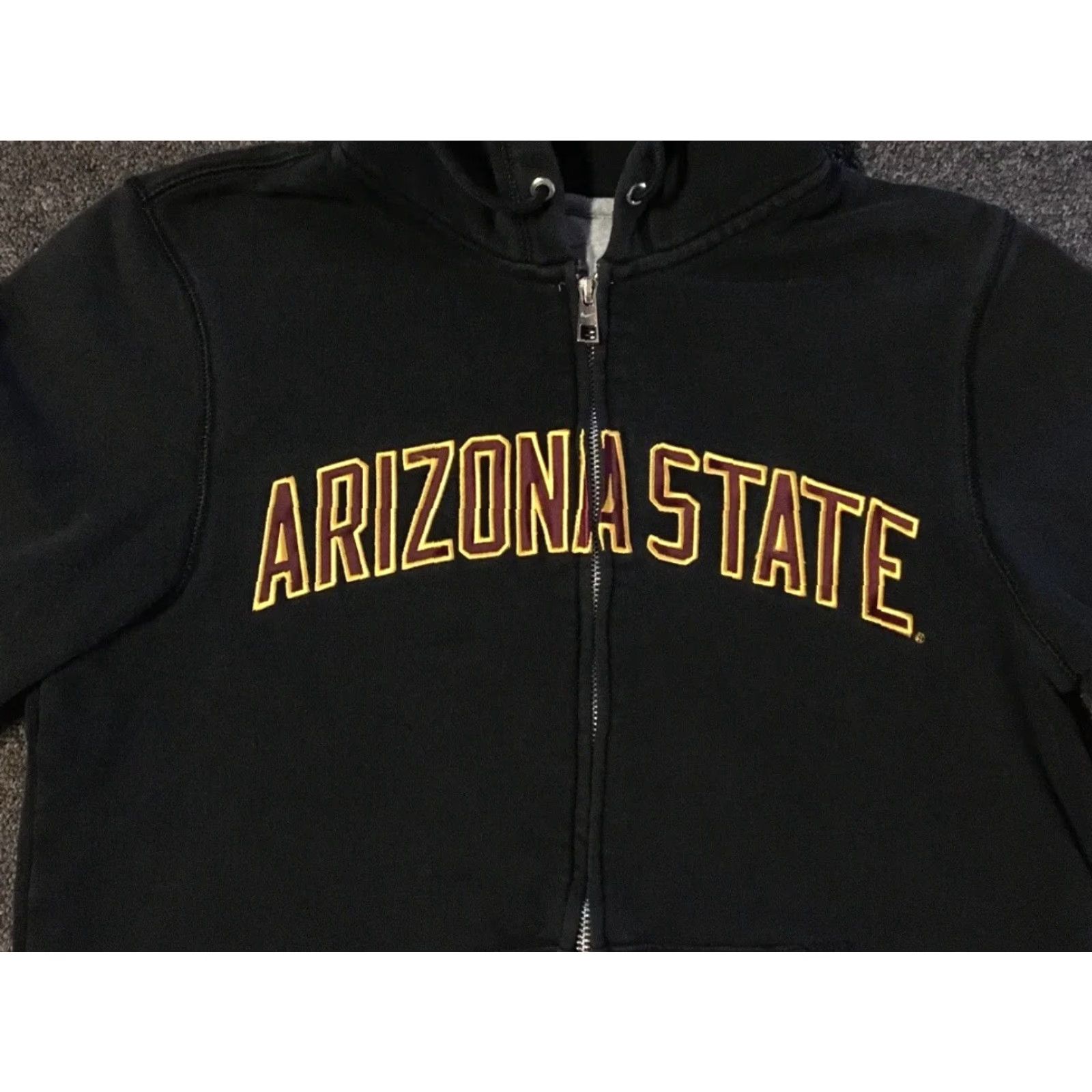 Nike VINTAGE Nike Arizona State ASU Faded Swoosh Hoodie S College Track Grunge PE Rap 90s Size US S / EU 44-46 / 1 - 5 Thumbnail