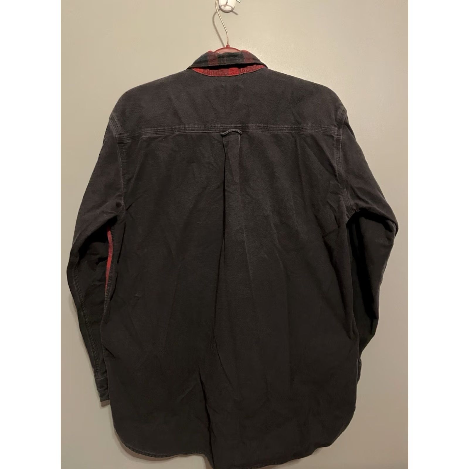 Vintage VINTAGE Woolrich Shirt Mens L Red Plaid Button-Up Long Sleeve Cotton Flannel Pockets USA Size US L / EU 52-54 / 3 - 6 Thumbnail