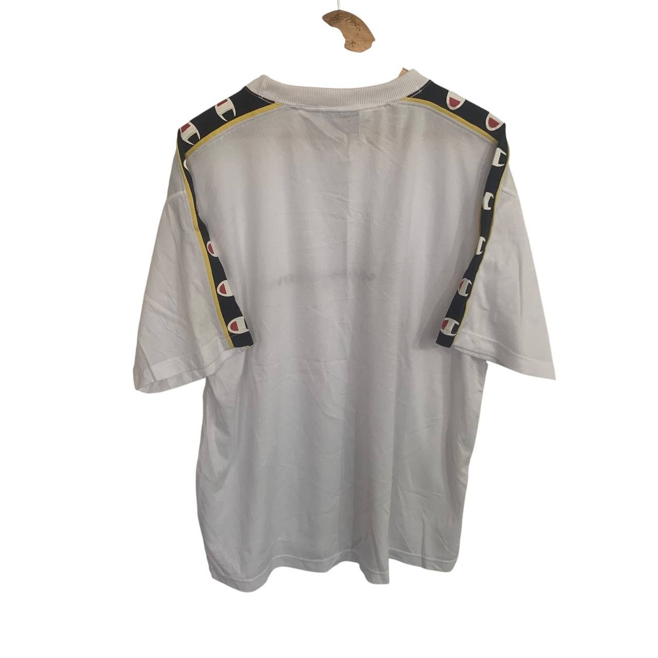 Champion Vintage Champion Spell Out Logo Polyester Shirt Sportswear Size US XL / EU 56 / 4 - 2 Thumbnail