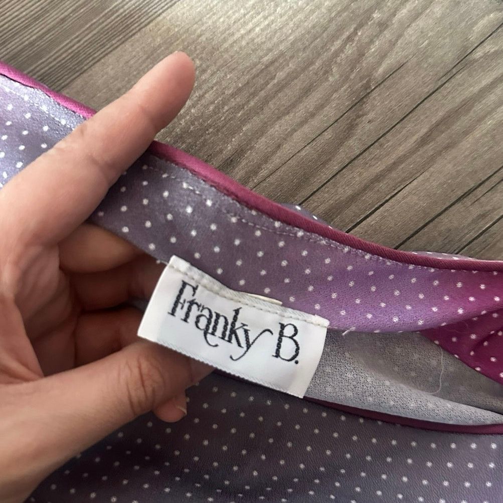 Other franky b purple gray polka dot maxi dress Size XL / US 12-14 / IT 48-50 - 3 Thumbnail