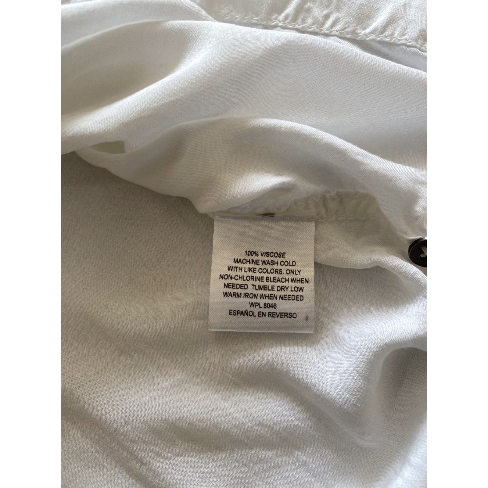 Incu INC Dress Shirt White Size M Solid Short Sleeve Button-Down Slim Fit Mens Regular Collar Shirt Size 40R - 4 Thumbnail