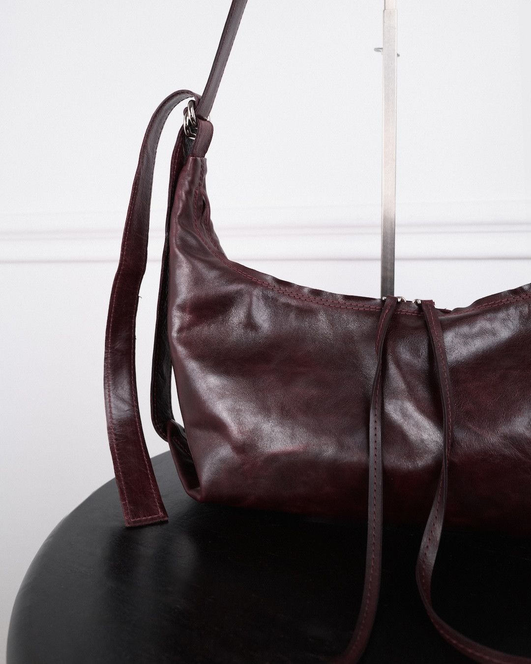 Other NKTRMNV BURGUNDY ARIA MINI CALF SKIN BAG Size ONE SIZE - 1 Thumbnail